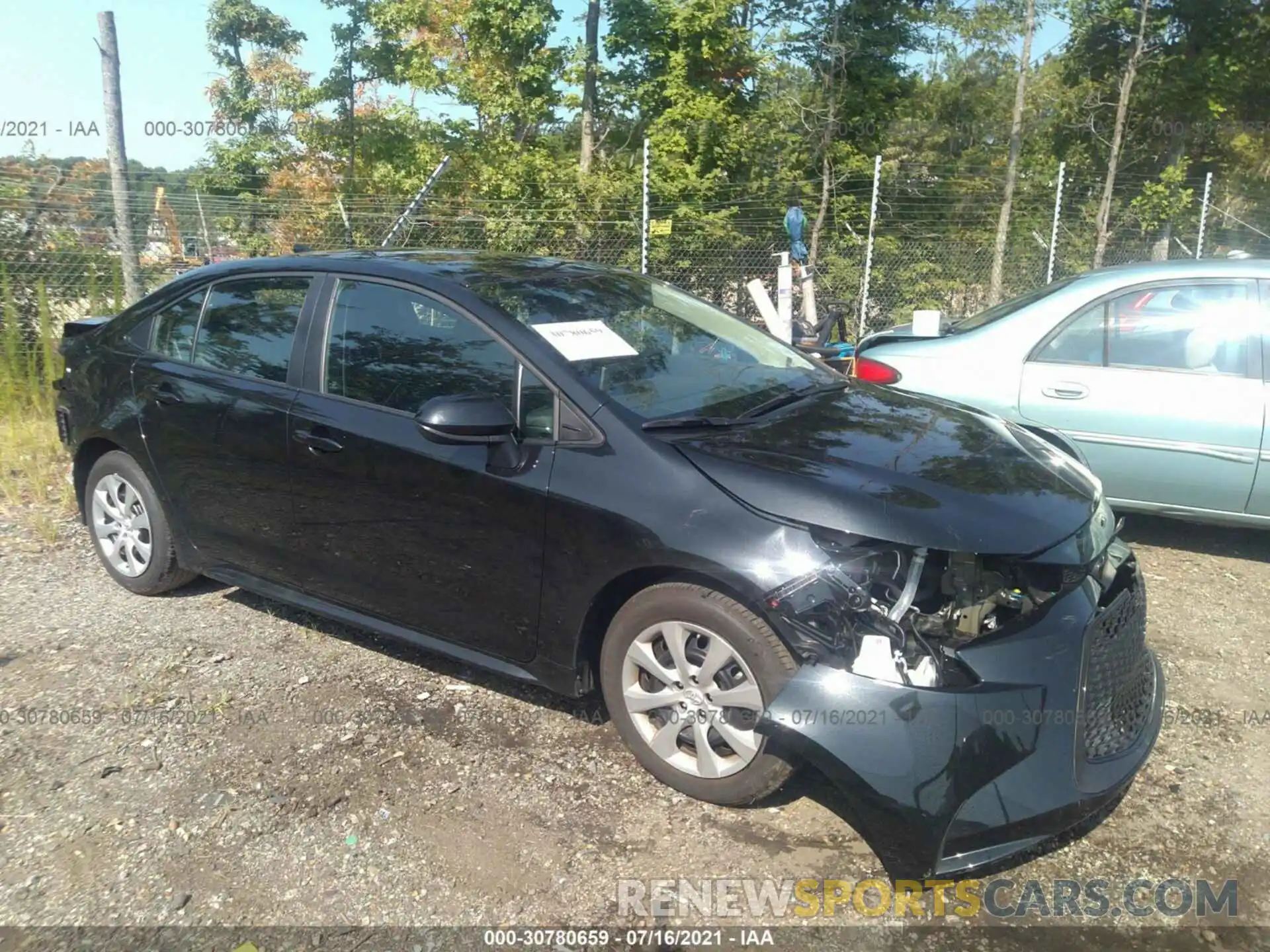 1 Photograph of a damaged car 5YFEPMAE4MP178685 TOYOTA COROLLA 2021