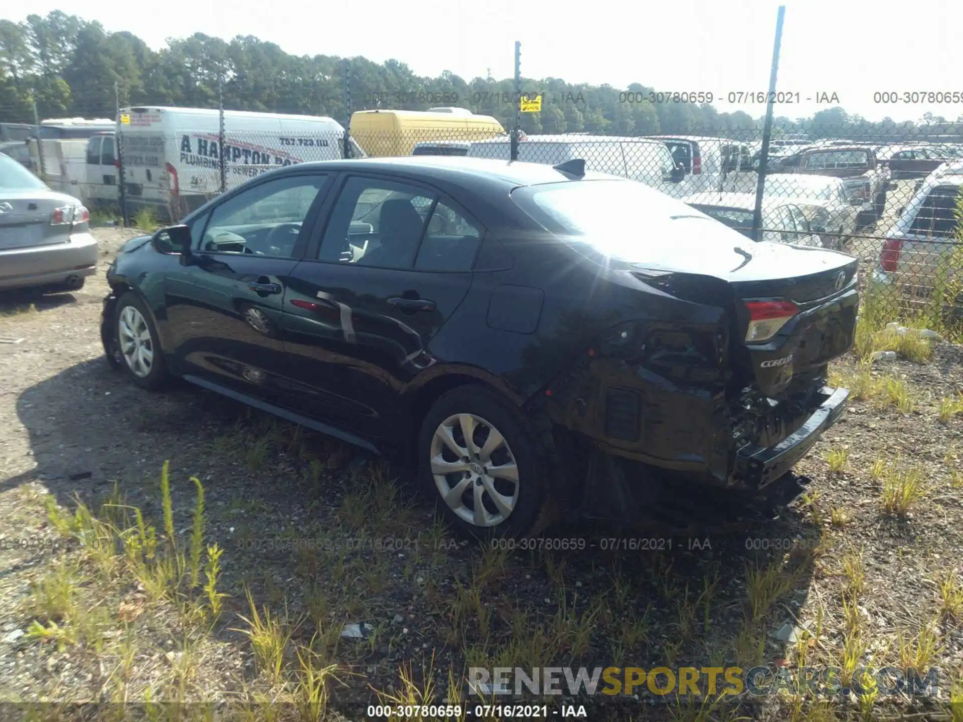 3 Photograph of a damaged car 5YFEPMAE4MP178685 TOYOTA COROLLA 2021