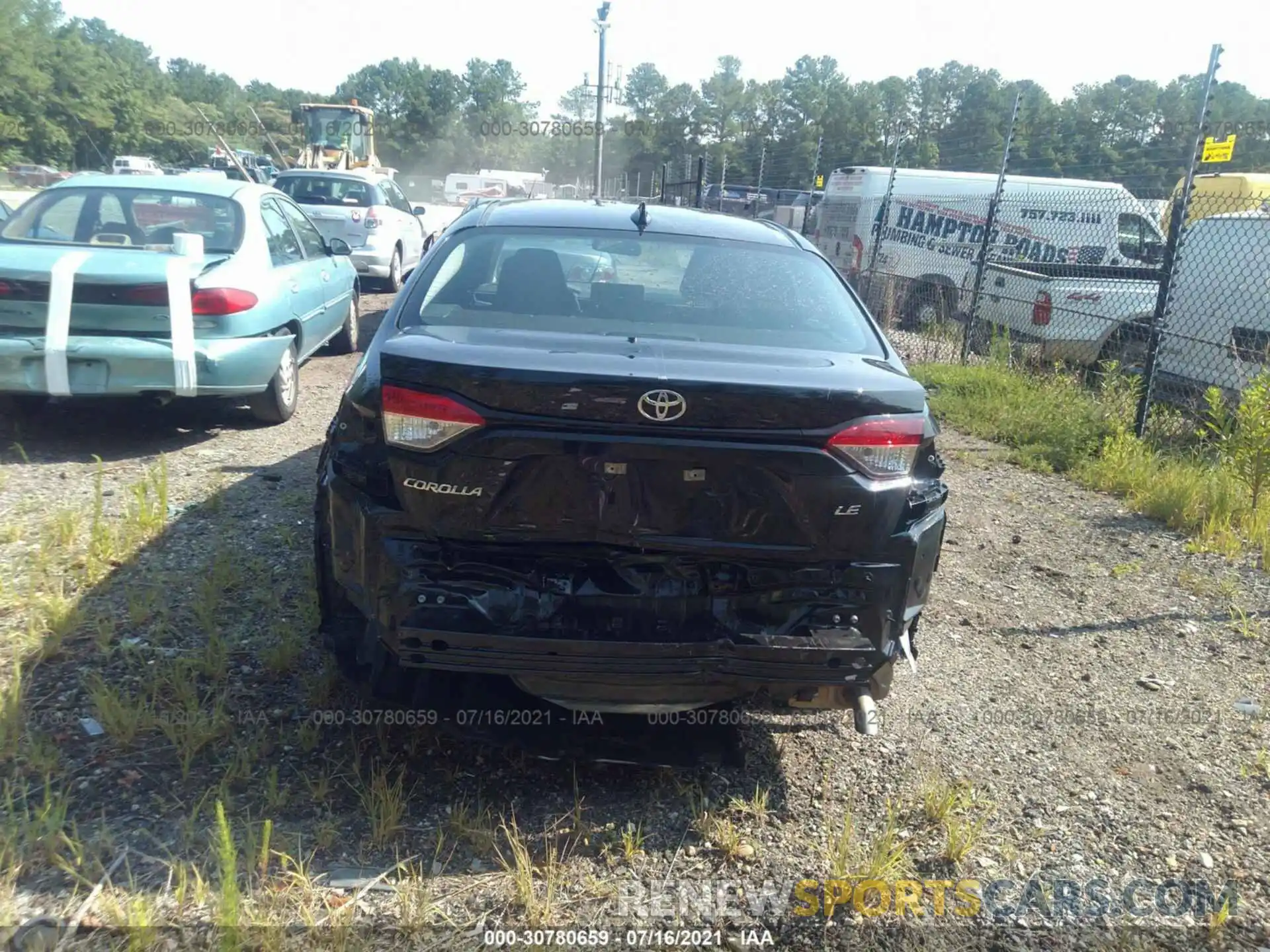 6 Photograph of a damaged car 5YFEPMAE4MP178685 TOYOTA COROLLA 2021