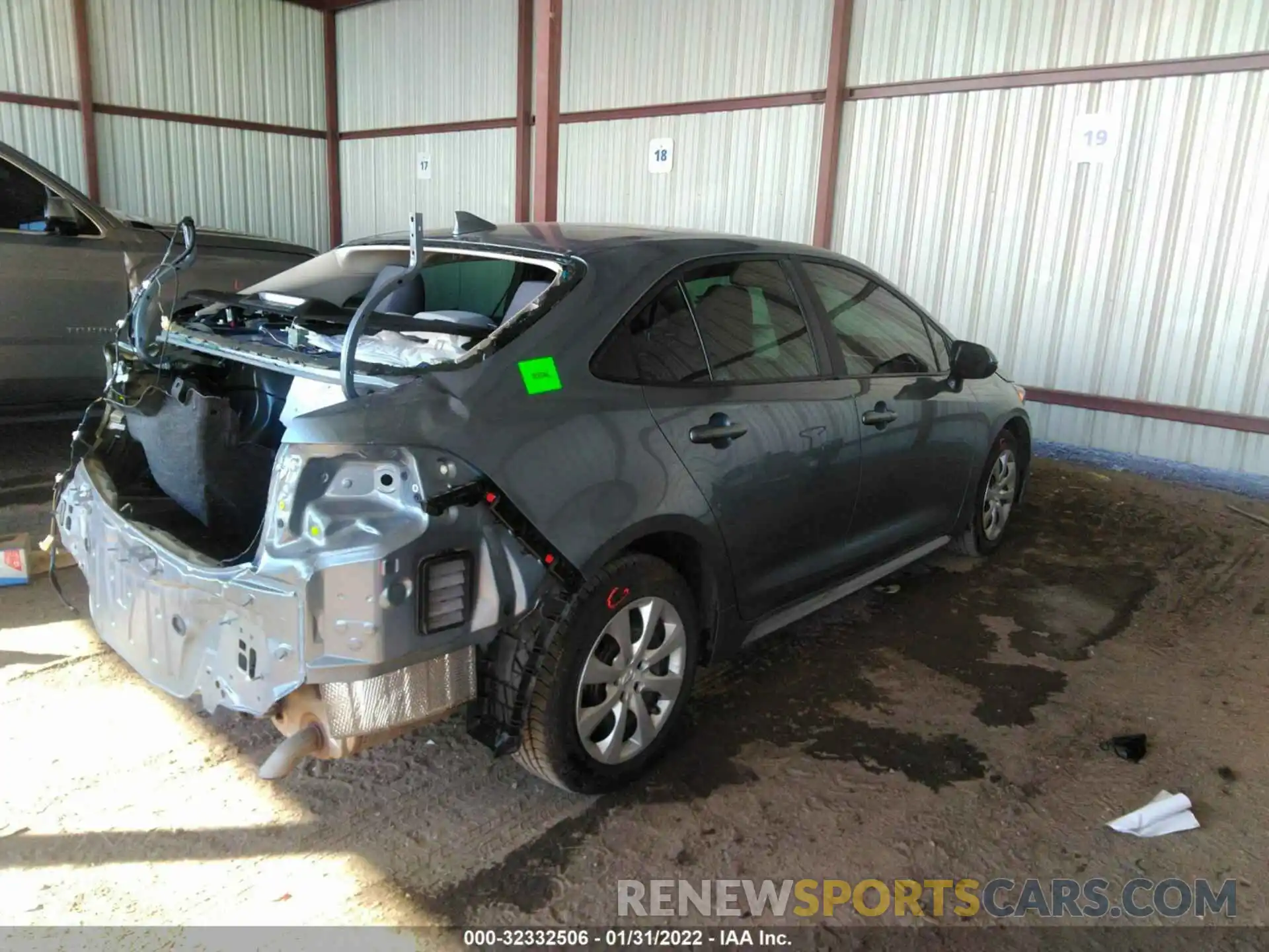 4 Photograph of a damaged car 5YFEPMAE4MP178752 TOYOTA COROLLA 2021