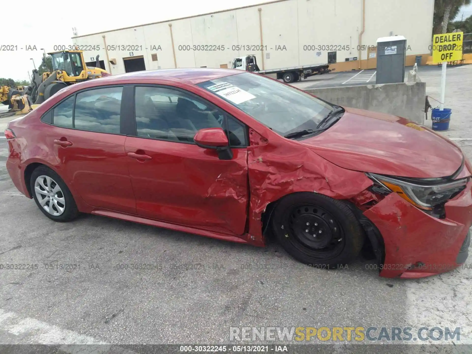 6 Photograph of a damaged car 5YFEPMAE4MP179402 TOYOTA COROLLA 2021