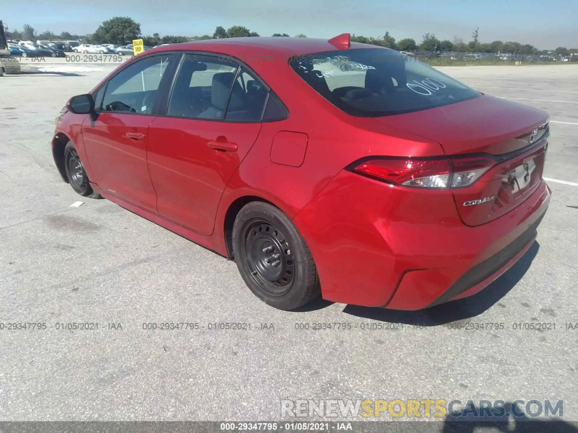 3 Photograph of a damaged car 5YFEPMAE4MP180100 TOYOTA COROLLA 2021