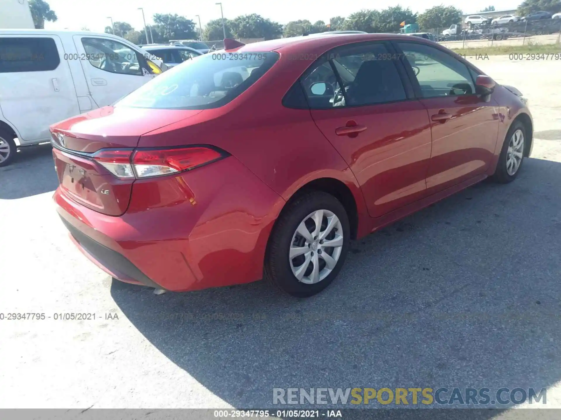 4 Photograph of a damaged car 5YFEPMAE4MP180100 TOYOTA COROLLA 2021