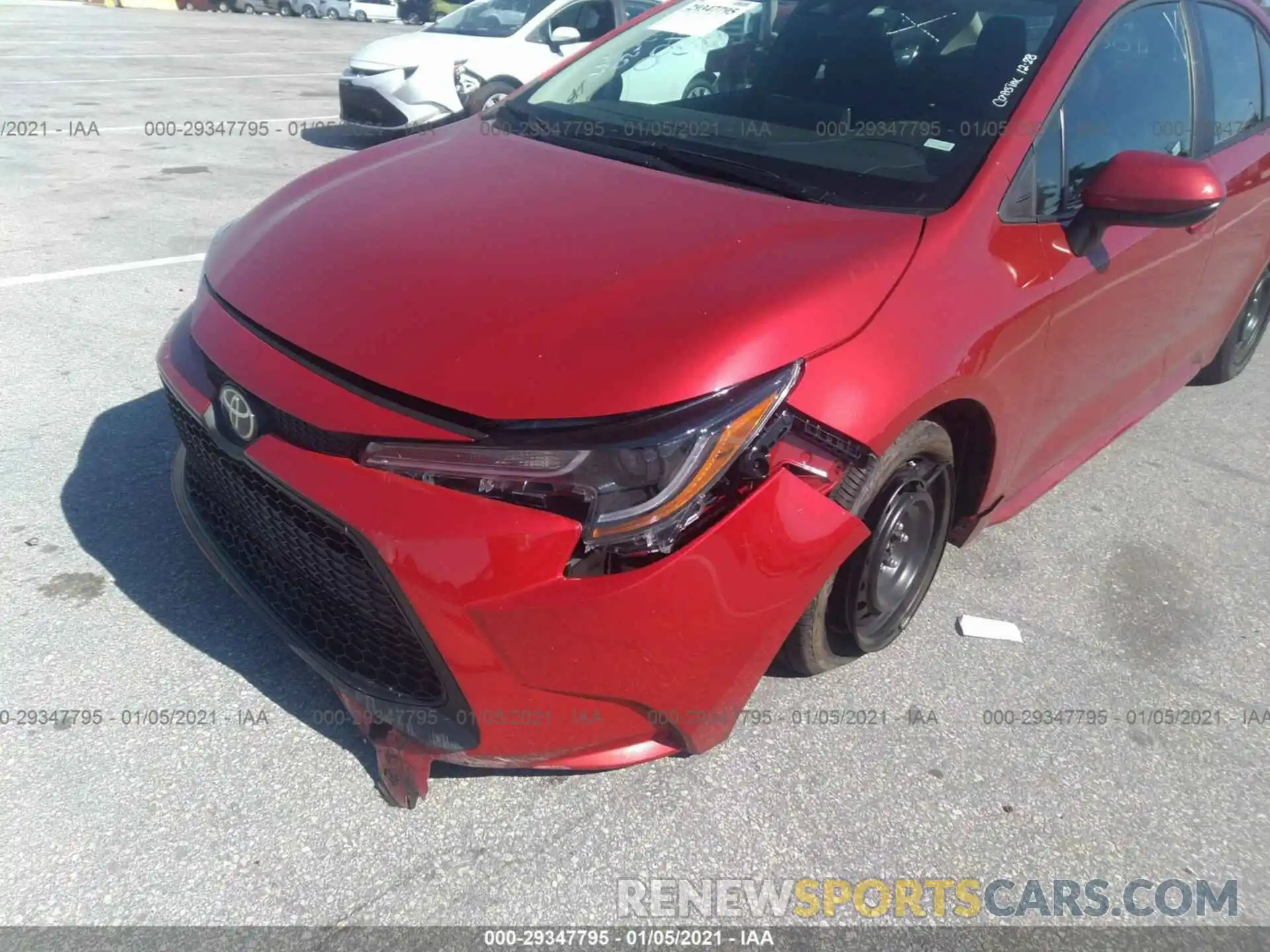 6 Photograph of a damaged car 5YFEPMAE4MP180100 TOYOTA COROLLA 2021