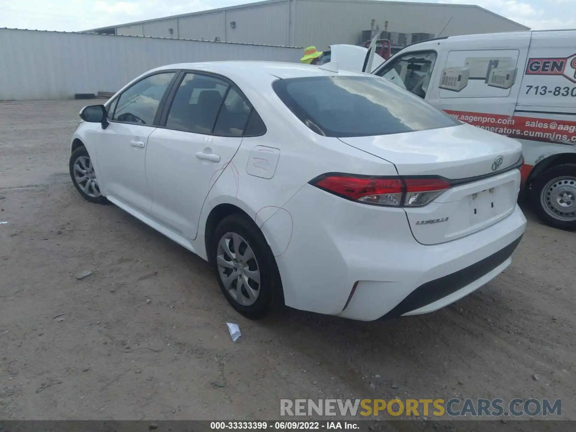 3 Photograph of a damaged car 5YFEPMAE4MP180257 TOYOTA COROLLA 2021