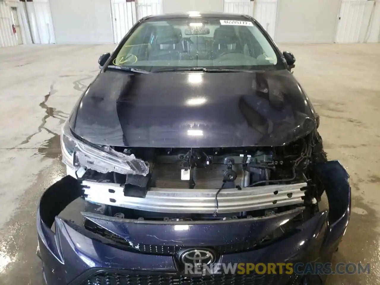 9 Photograph of a damaged car 5YFEPMAE4MP180596 TOYOTA COROLLA 2021