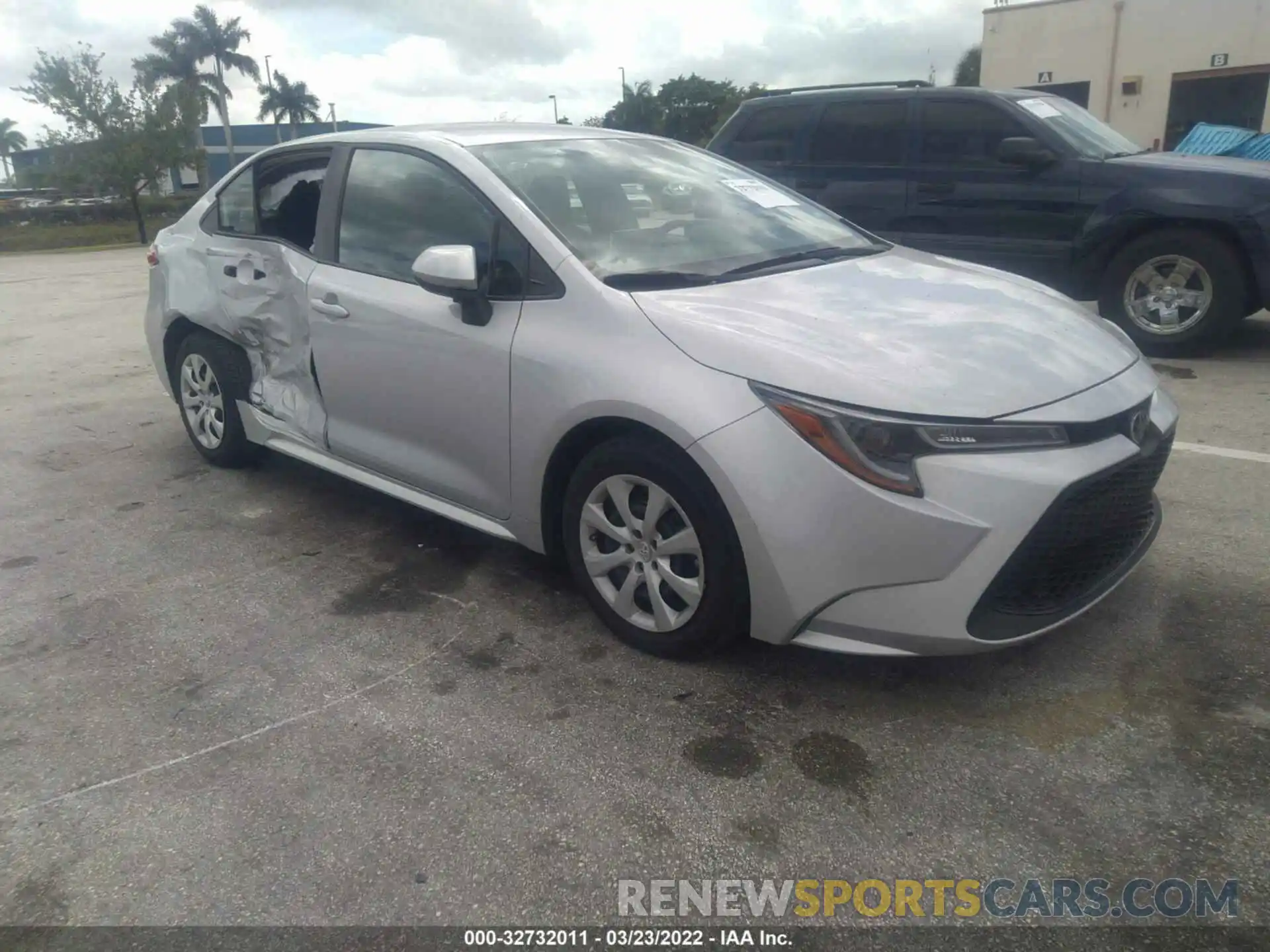 1 Photograph of a damaged car 5YFEPMAE4MP180615 TOYOTA COROLLA 2021