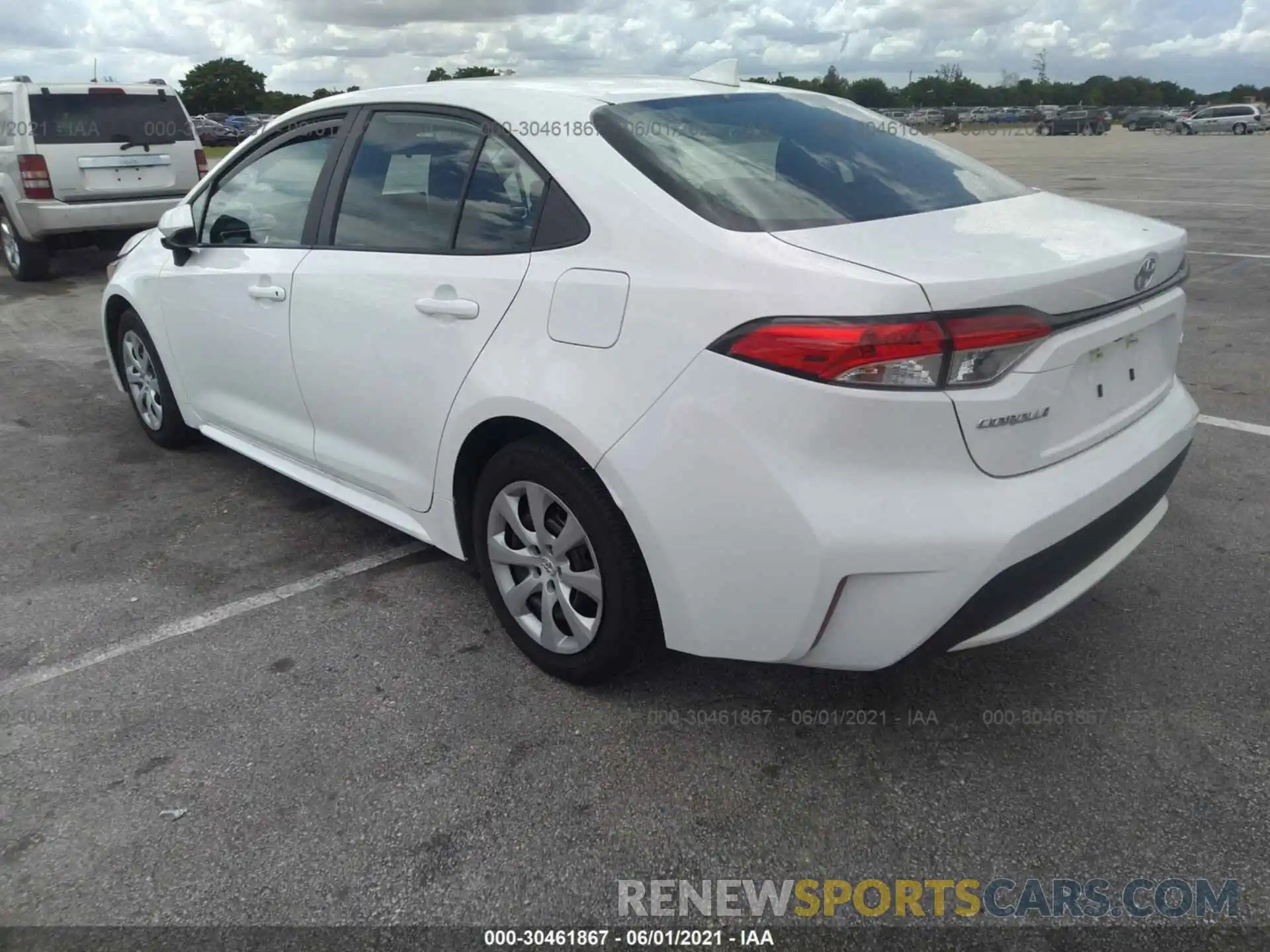 3 Photograph of a damaged car 5YFEPMAE4MP181263 TOYOTA COROLLA 2021