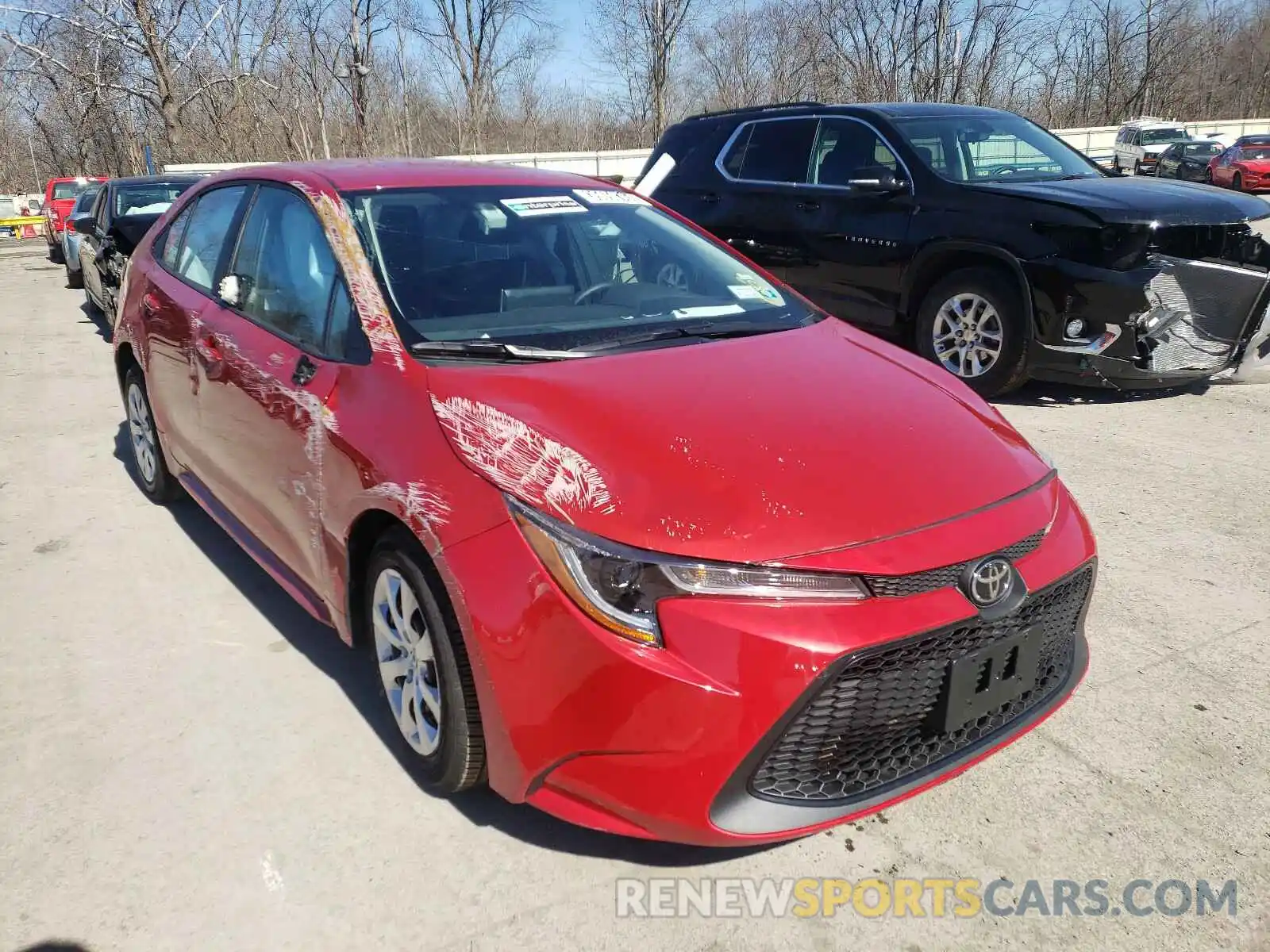 1 Photograph of a damaged car 5YFEPMAE4MP181473 TOYOTA COROLLA 2021