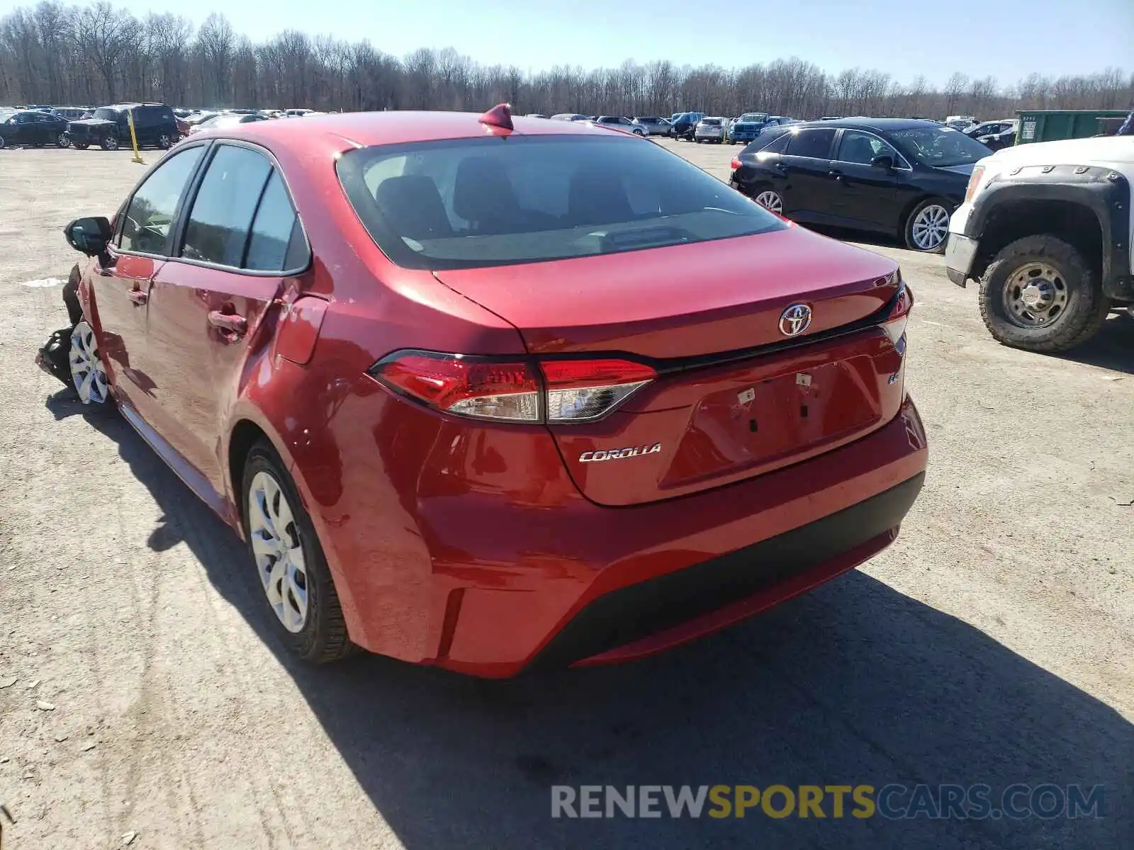 3 Photograph of a damaged car 5YFEPMAE4MP181473 TOYOTA COROLLA 2021