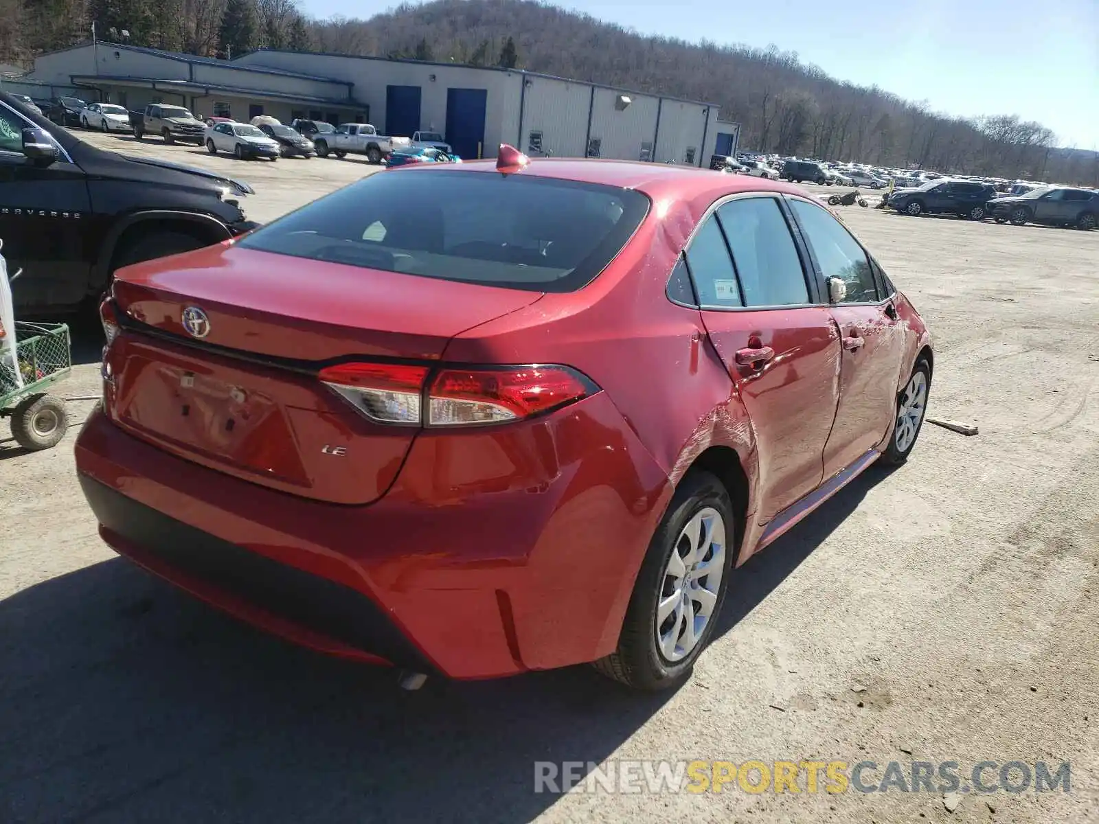 4 Photograph of a damaged car 5YFEPMAE4MP181473 TOYOTA COROLLA 2021