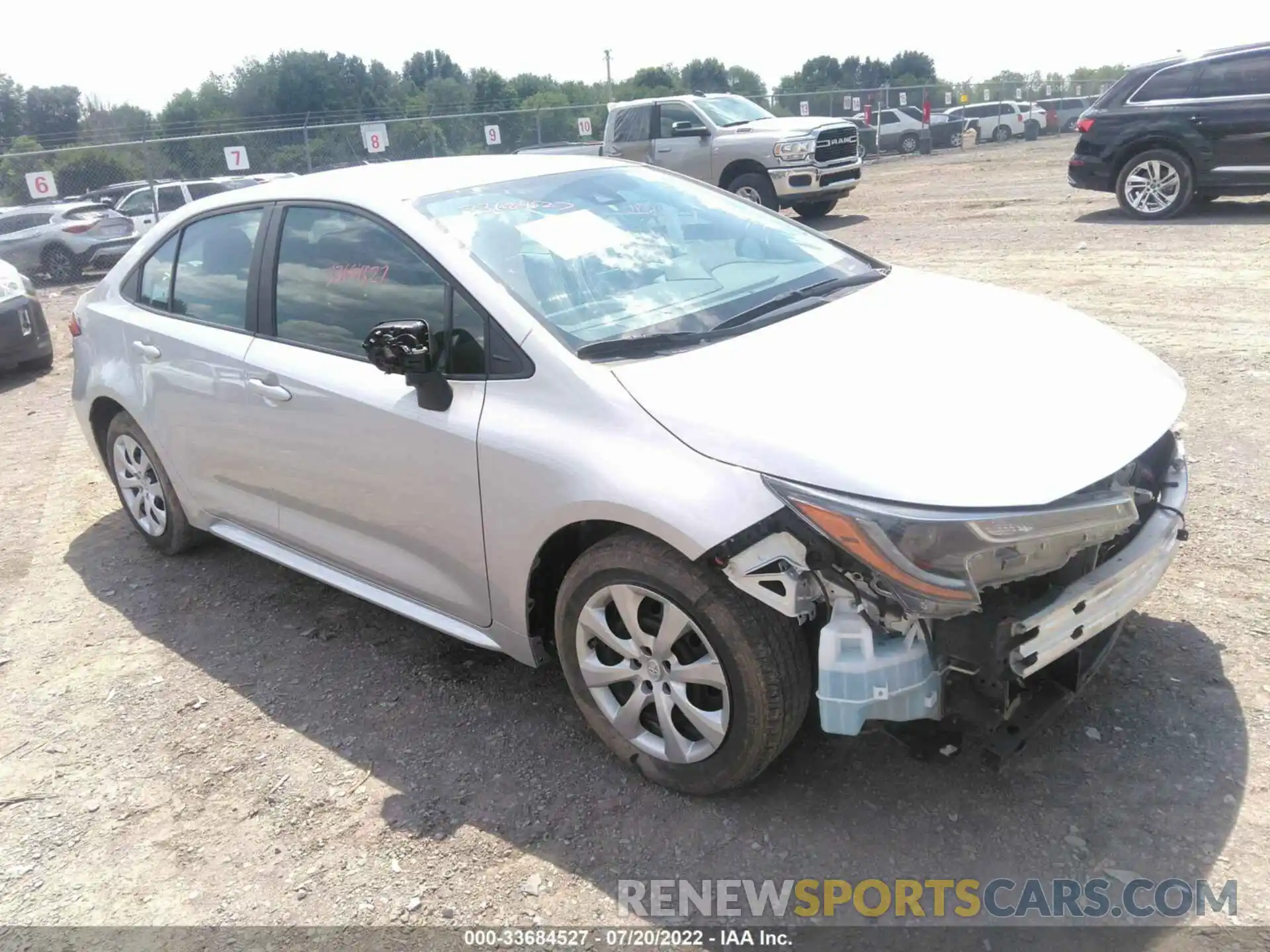 1 Photograph of a damaged car 5YFEPMAE4MP182008 TOYOTA COROLLA 2021