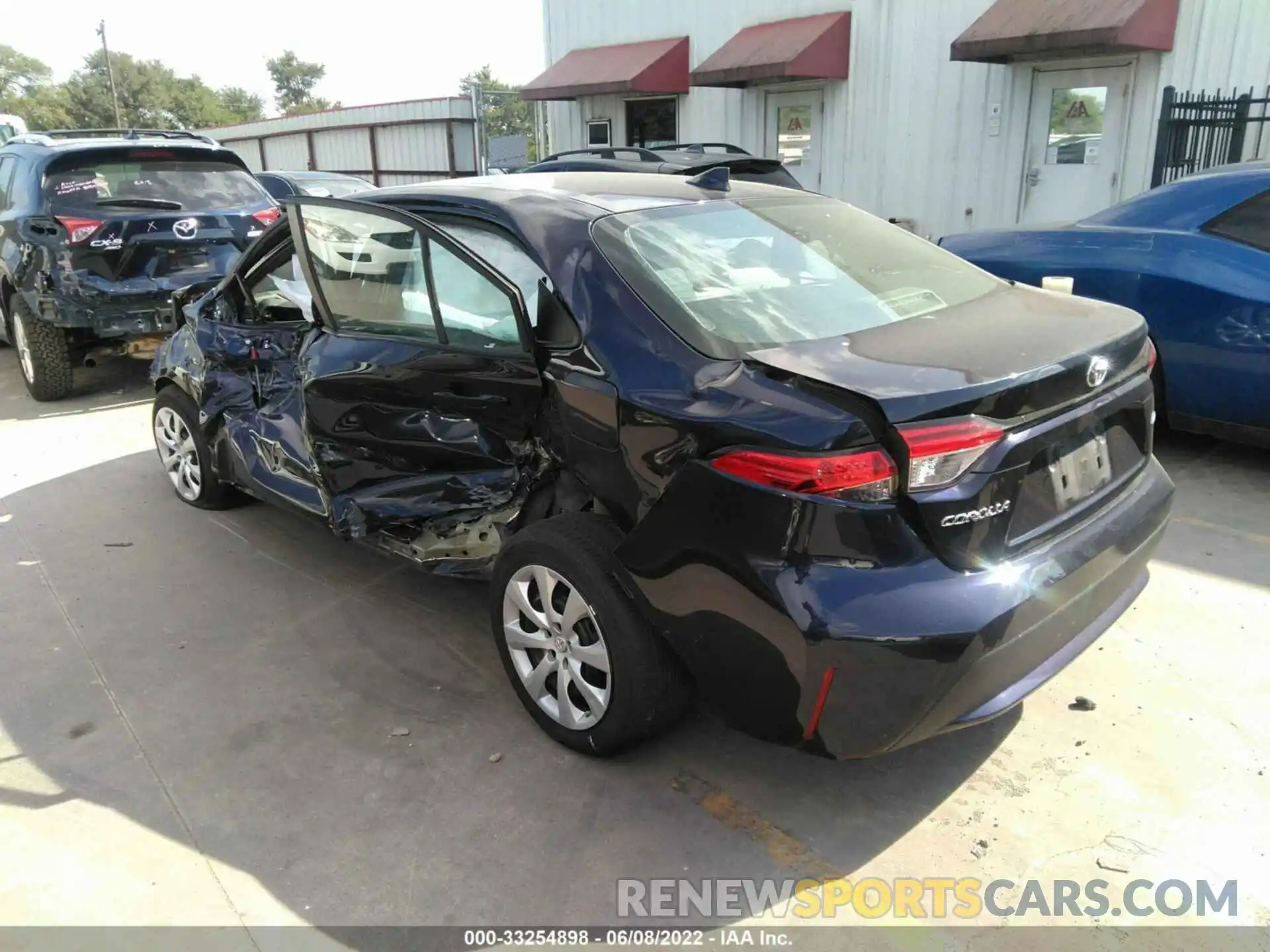 3 Photograph of a damaged car 5YFEPMAE4MP182431 TOYOTA COROLLA 2021