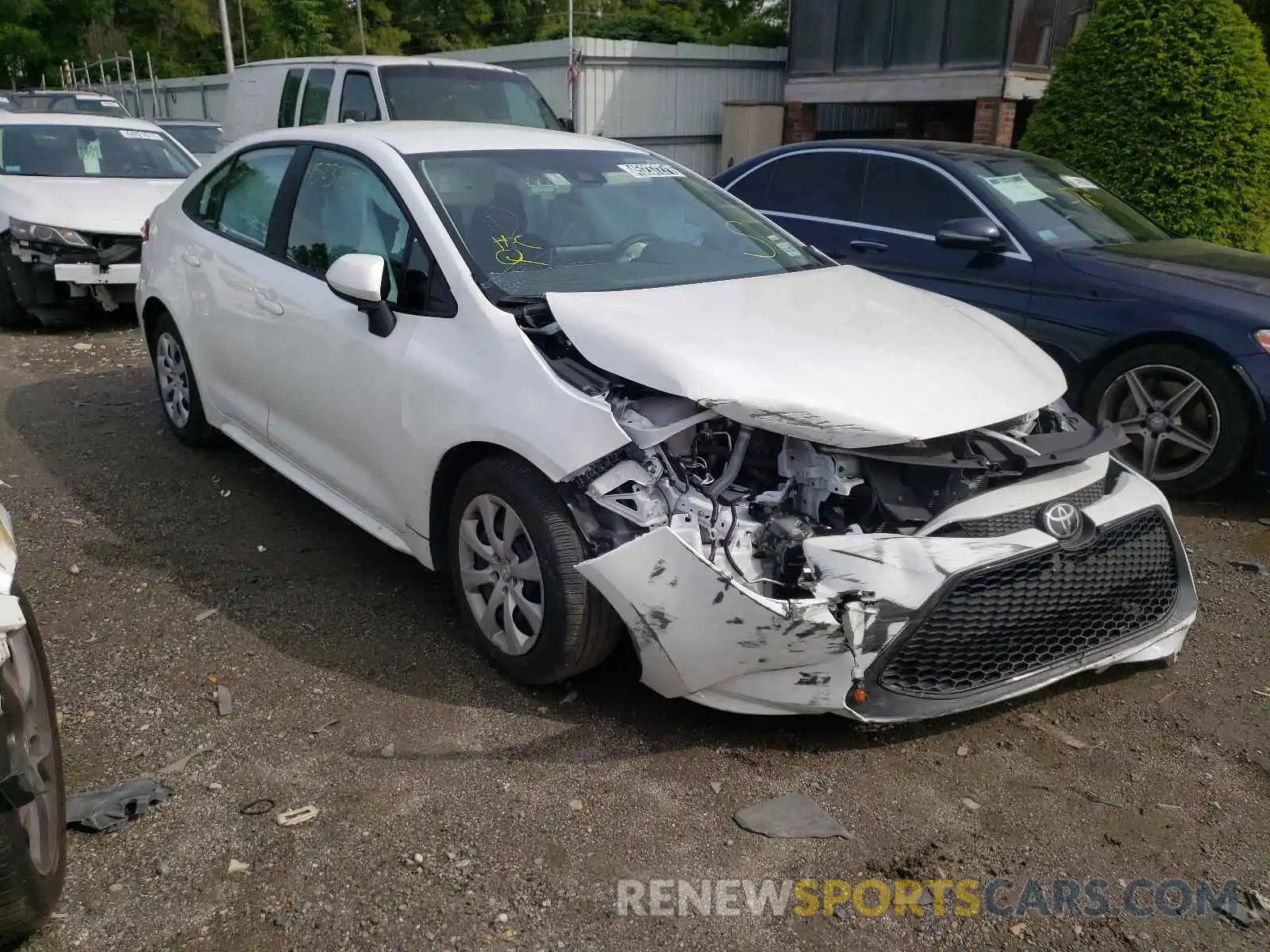 1 Photograph of a damaged car 5YFEPMAE4MP183370 TOYOTA COROLLA 2021