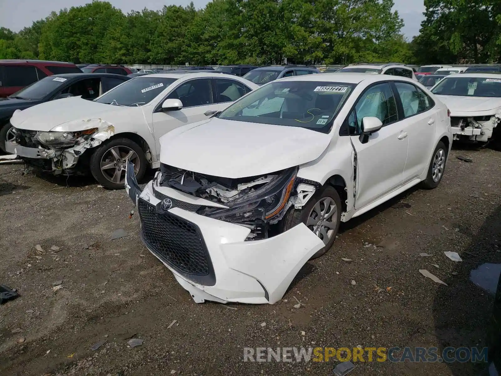 2 Photograph of a damaged car 5YFEPMAE4MP183370 TOYOTA COROLLA 2021