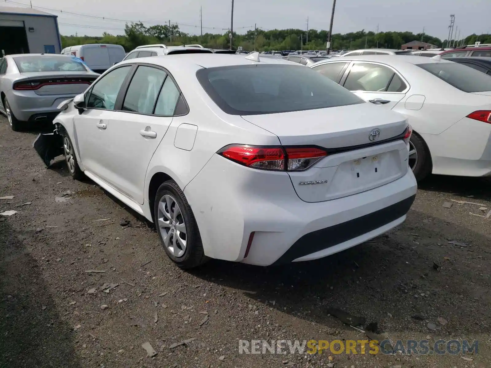 3 Photograph of a damaged car 5YFEPMAE4MP183370 TOYOTA COROLLA 2021