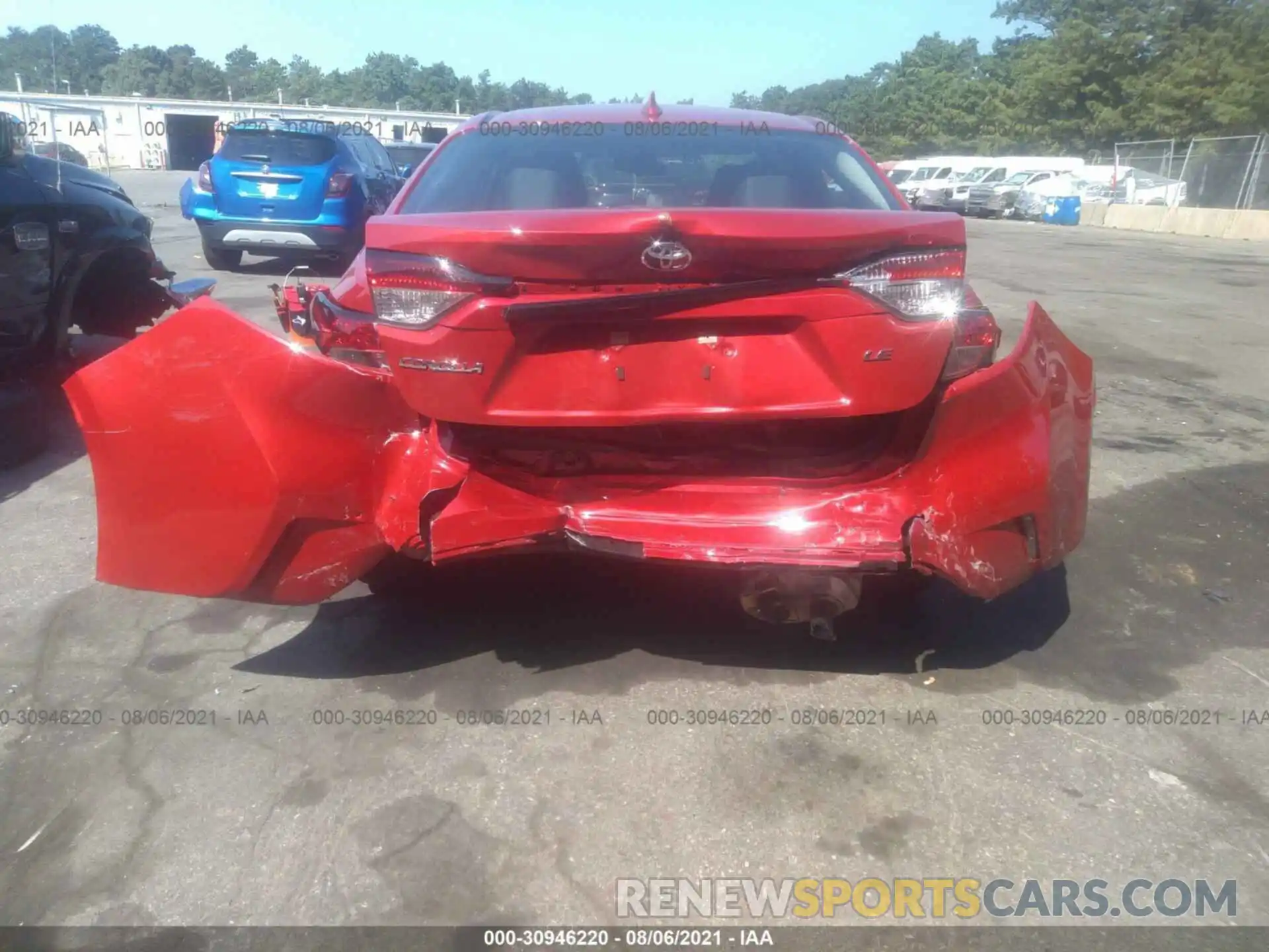 6 Photograph of a damaged car 5YFEPMAE4MP183806 TOYOTA COROLLA 2021