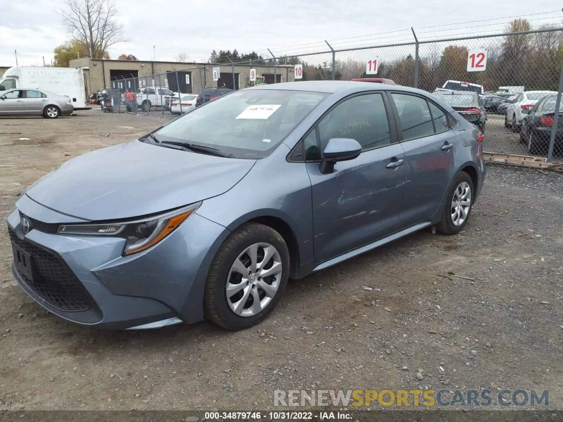 2 Photograph of a damaged car 5YFEPMAE4MP183854 TOYOTA COROLLA 2021