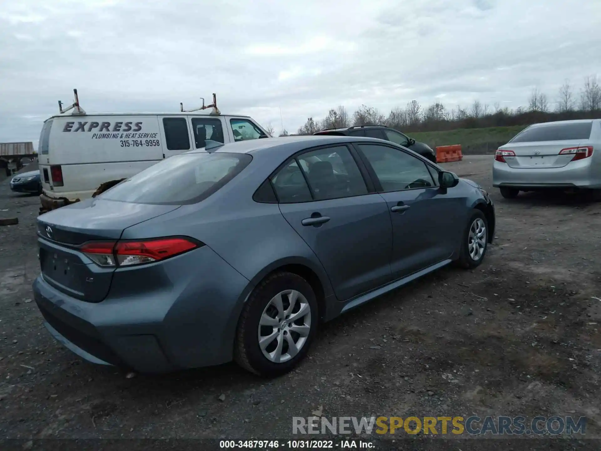 4 Photograph of a damaged car 5YFEPMAE4MP183854 TOYOTA COROLLA 2021