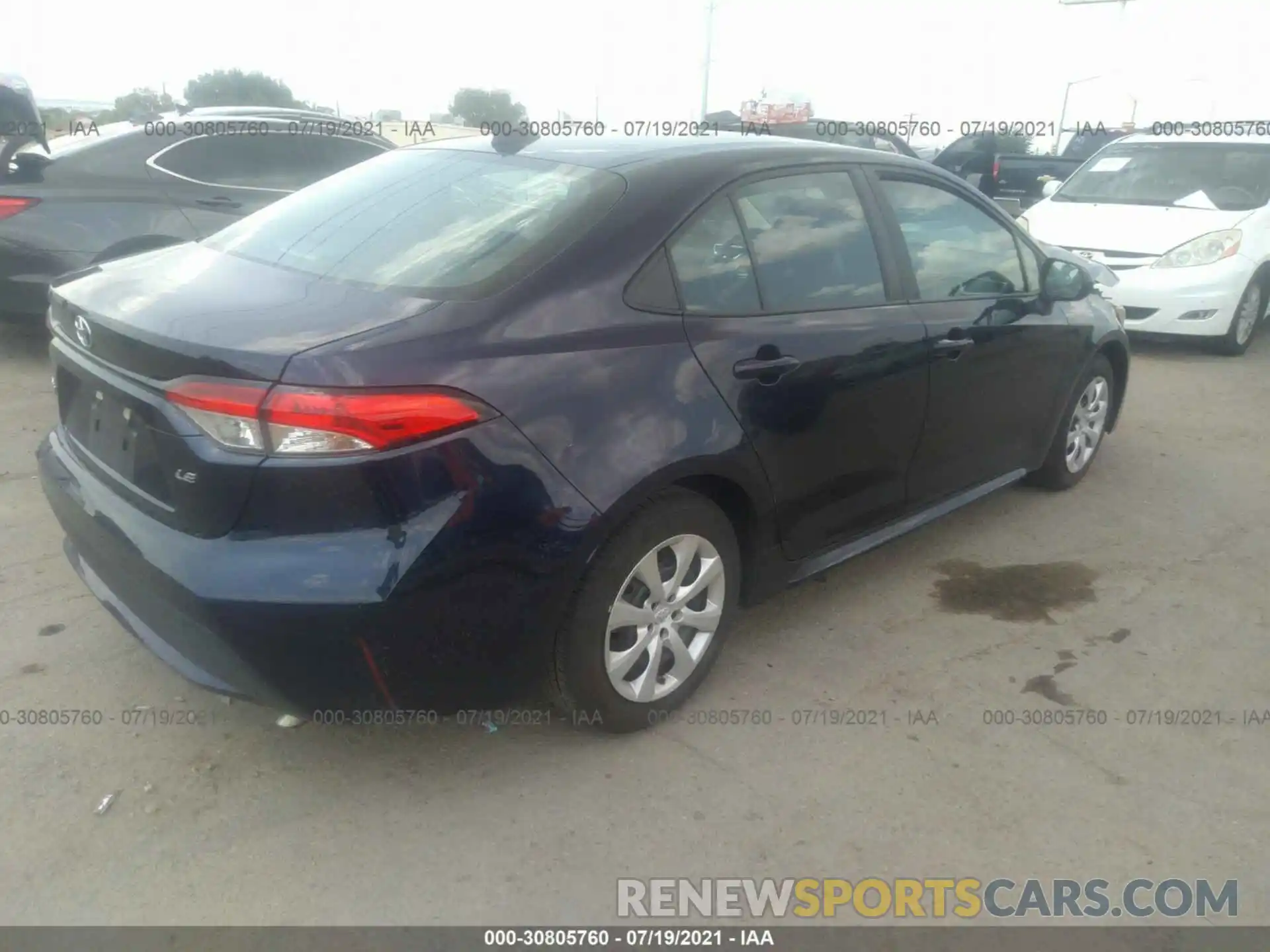 4 Photograph of a damaged car 5YFEPMAE4MP183966 TOYOTA COROLLA 2021