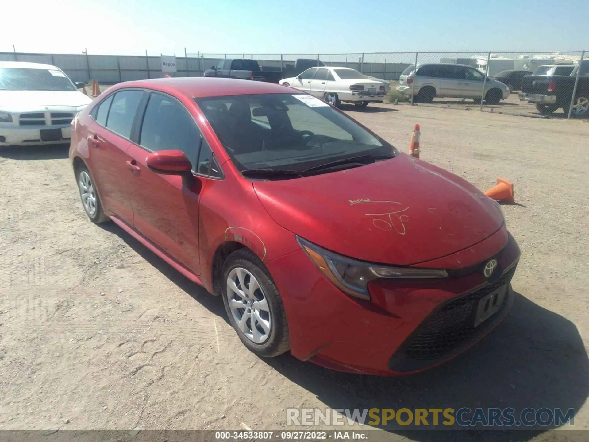 6 Photograph of a damaged car 5YFEPMAE4MP184714 TOYOTA COROLLA 2021