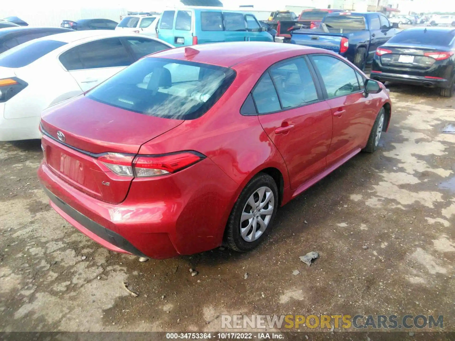 4 Photograph of a damaged car 5YFEPMAE4MP186057 TOYOTA COROLLA 2021