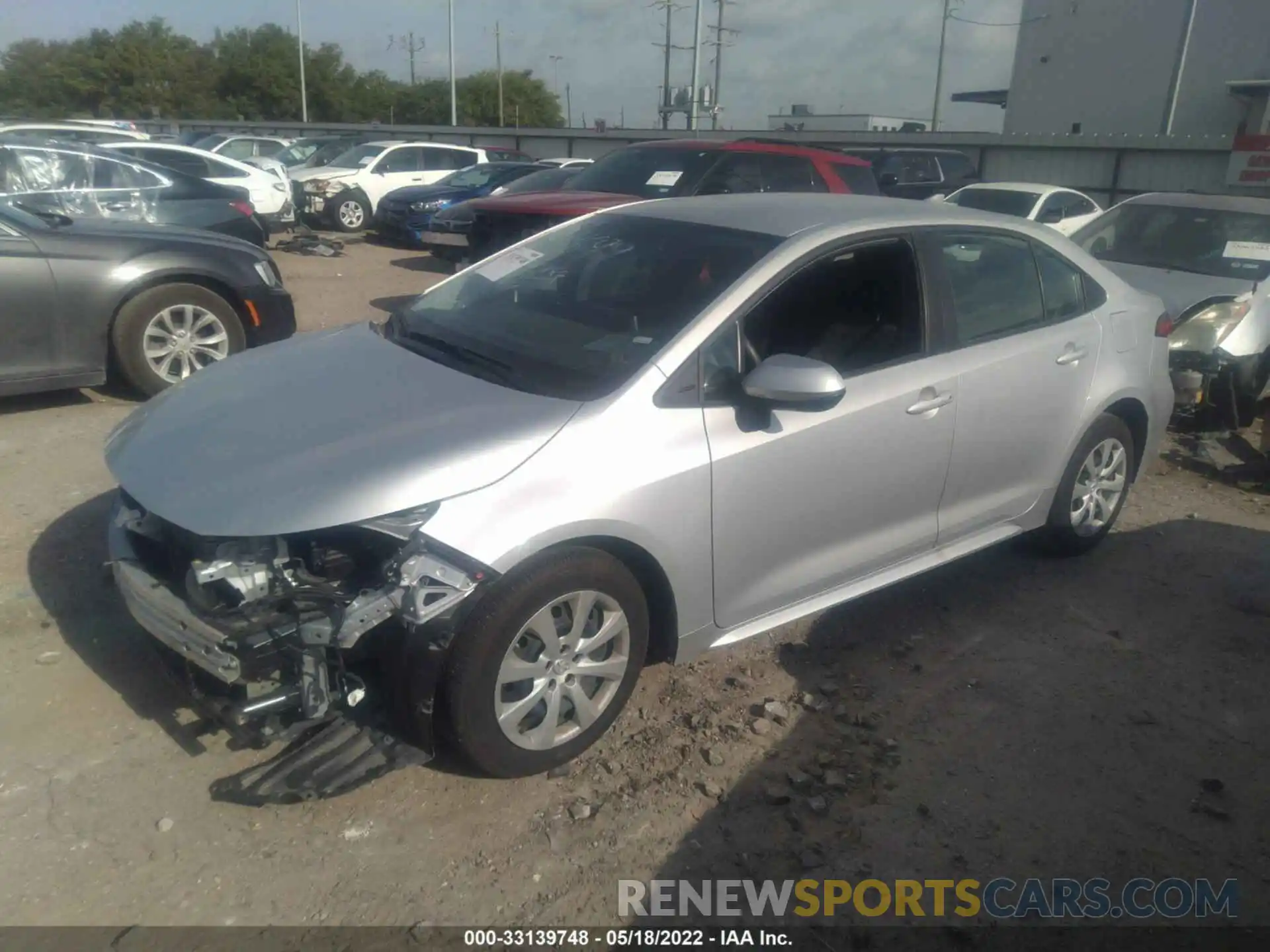 2 Photograph of a damaged car 5YFEPMAE4MP187581 TOYOTA COROLLA 2021