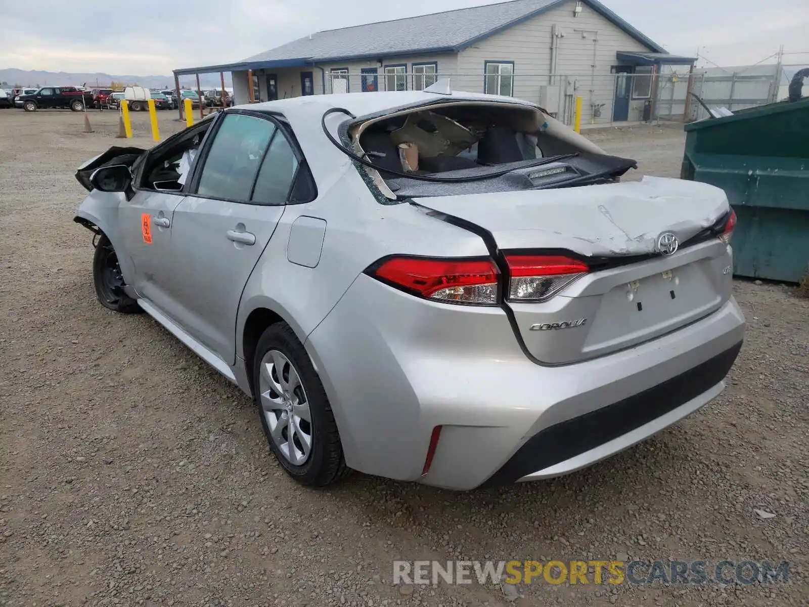 3 Photograph of a damaged car 5YFEPMAE4MP188360 TOYOTA COROLLA 2021