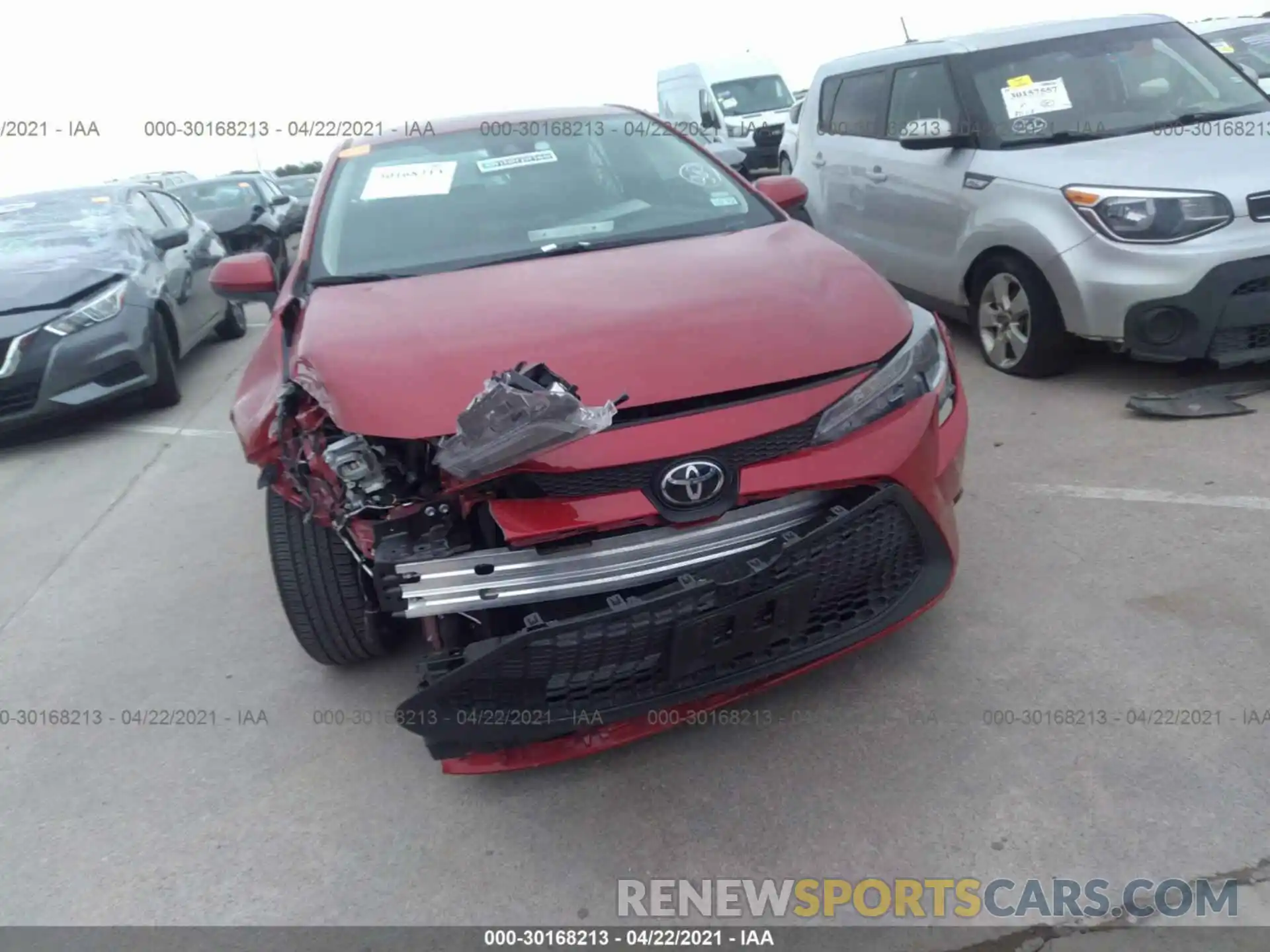 6 Photograph of a damaged car 5YFEPMAE4MP190125 TOYOTA COROLLA 2021