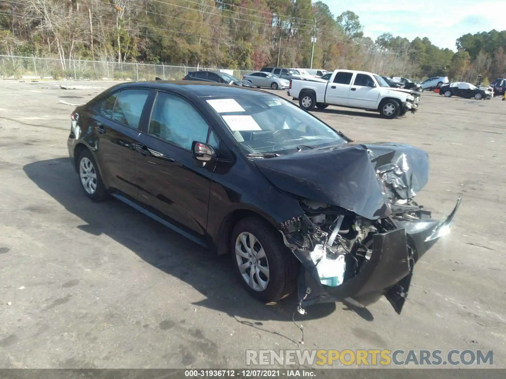 1 Photograph of a damaged car 5YFEPMAE4MP190352 TOYOTA COROLLA 2021