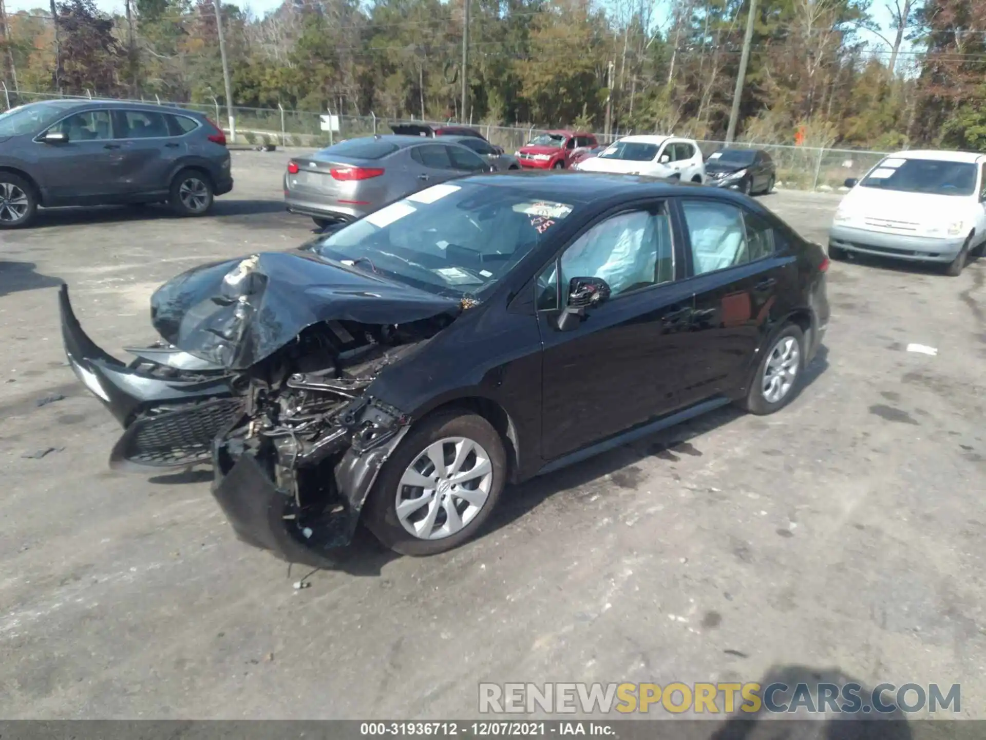 2 Photograph of a damaged car 5YFEPMAE4MP190352 TOYOTA COROLLA 2021