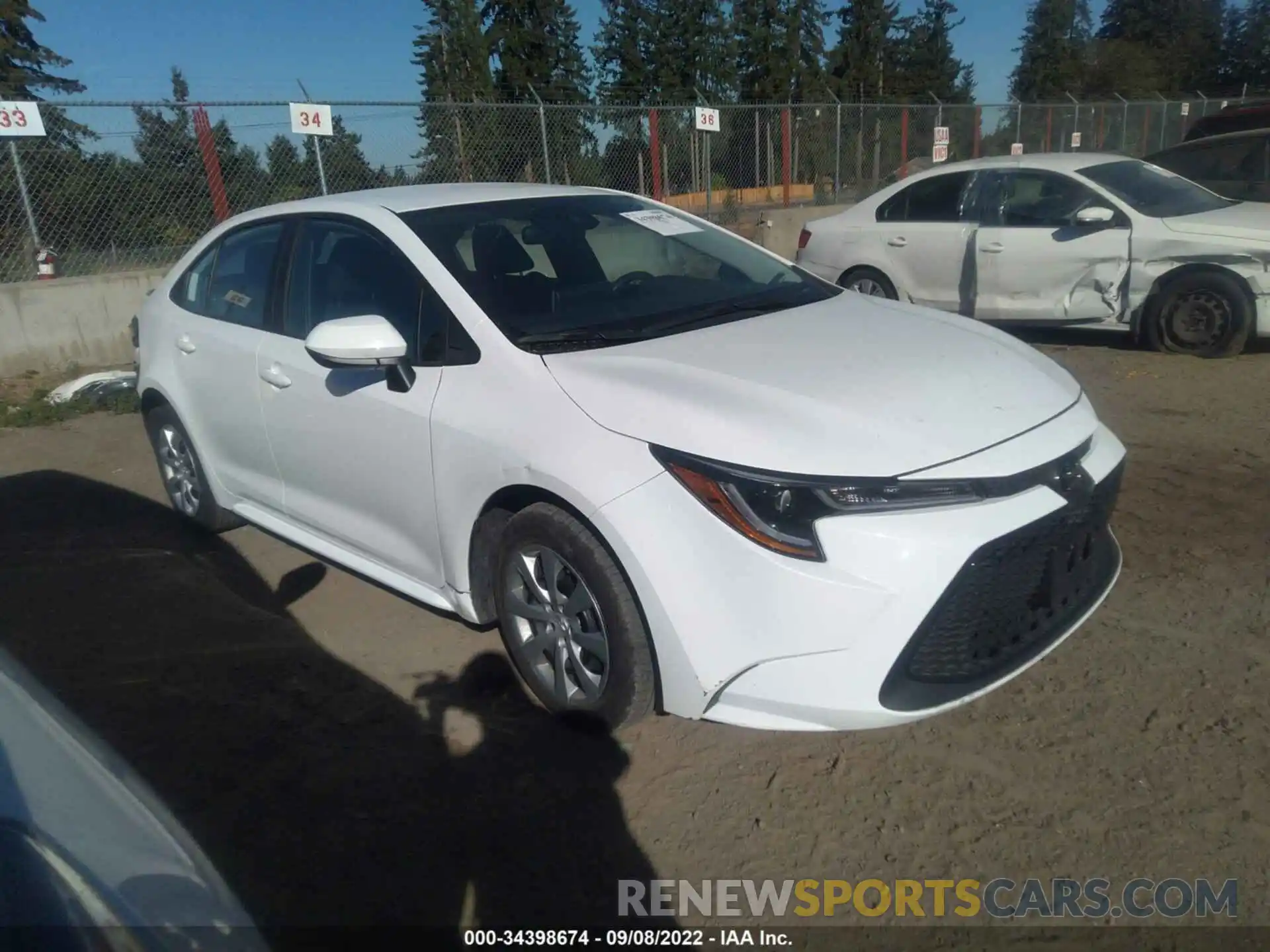 1 Photograph of a damaged car 5YFEPMAE4MP190920 TOYOTA COROLLA 2021