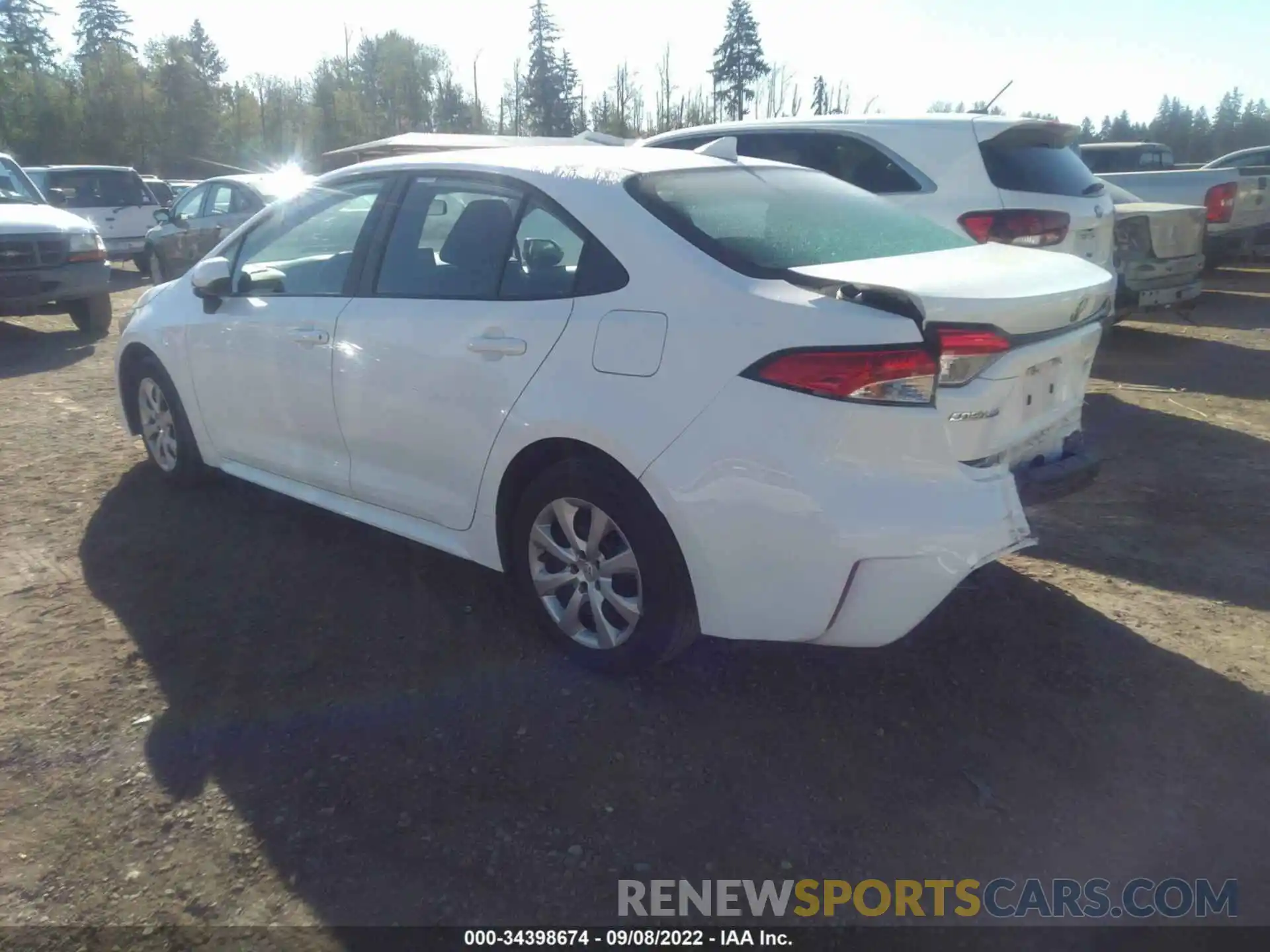 3 Photograph of a damaged car 5YFEPMAE4MP190920 TOYOTA COROLLA 2021