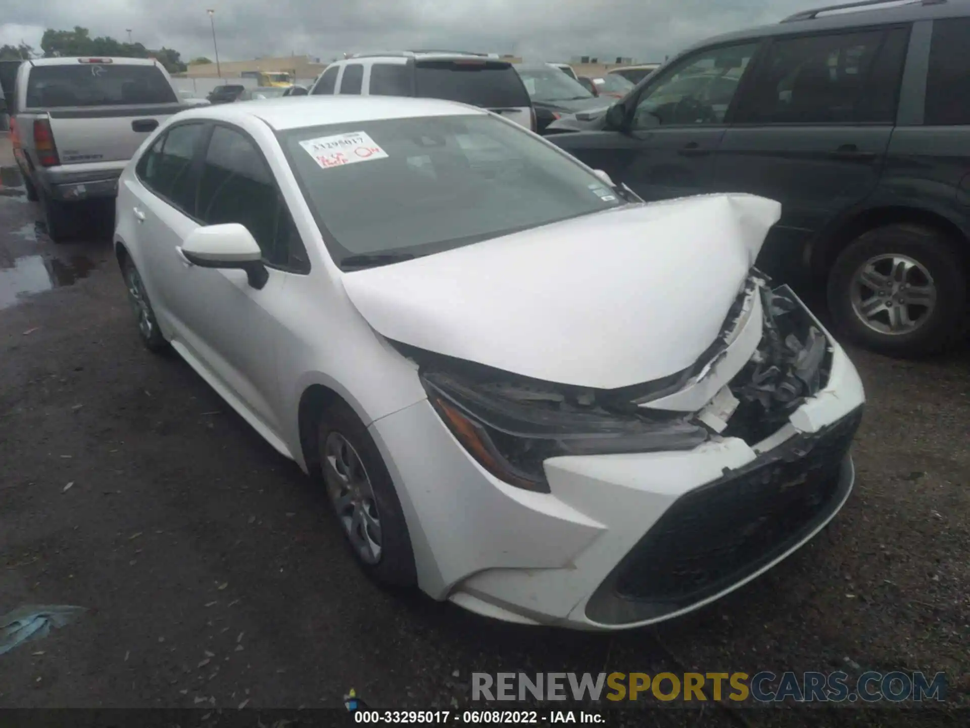 1 Photograph of a damaged car 5YFEPMAE4MP190965 TOYOTA COROLLA 2021