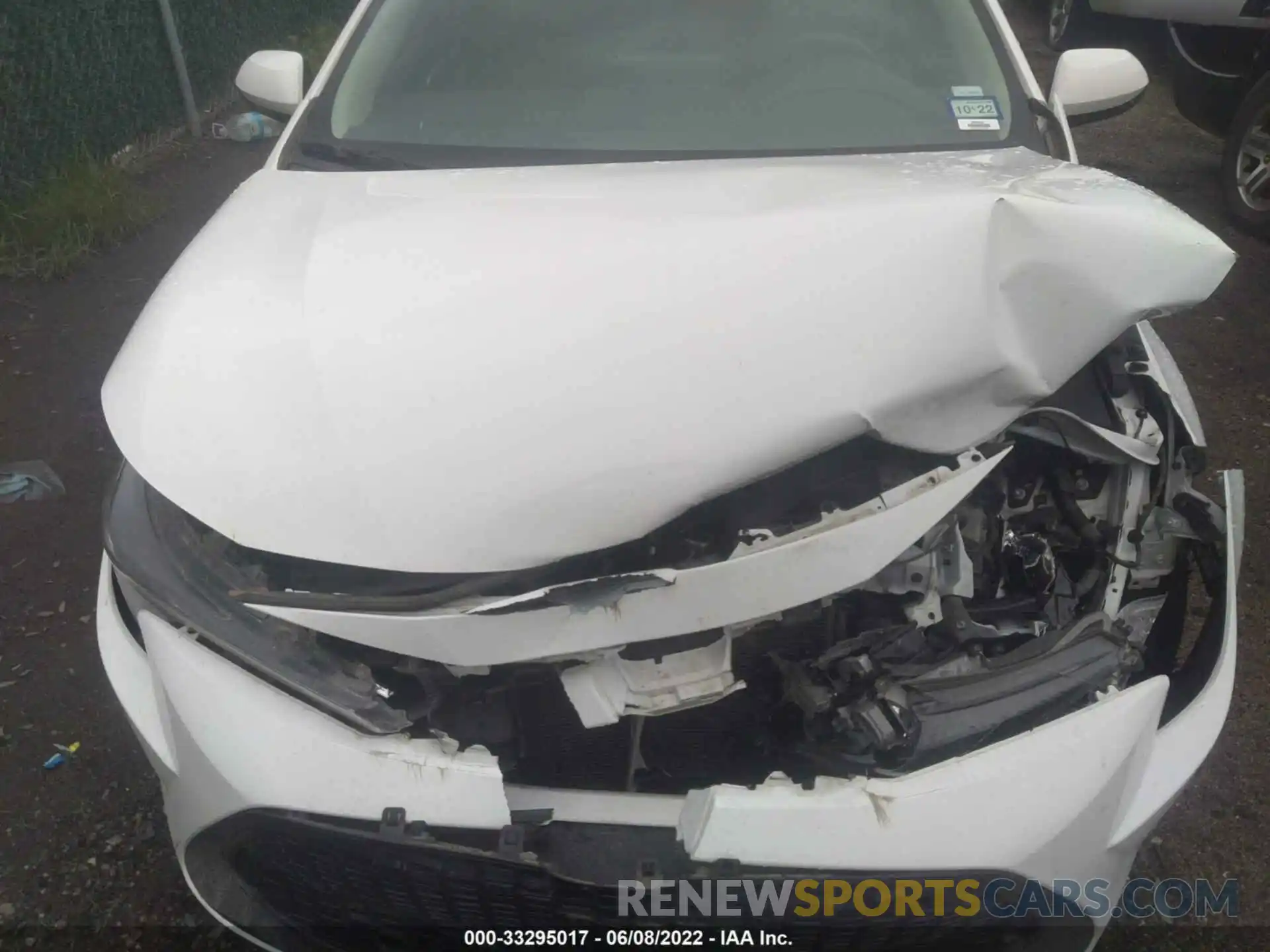 10 Photograph of a damaged car 5YFEPMAE4MP190965 TOYOTA COROLLA 2021