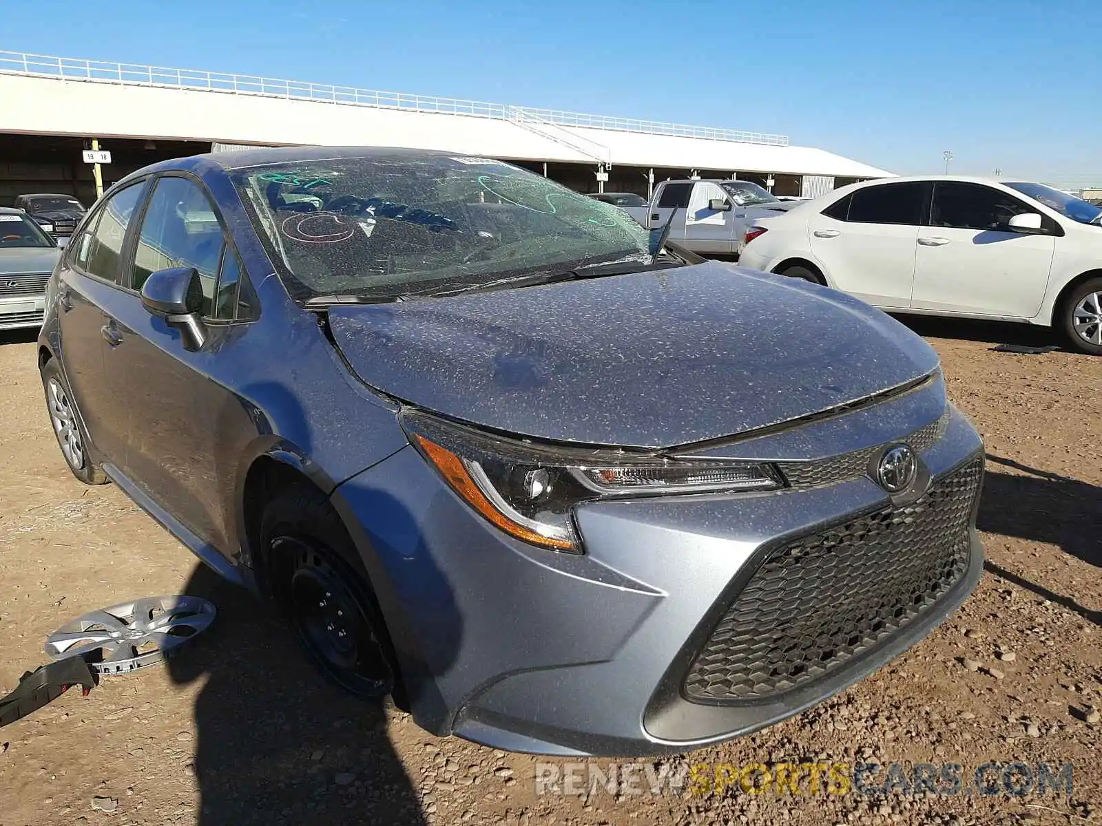 1 Photograph of a damaged car 5YFEPMAE4MP191632 TOYOTA COROLLA 2021