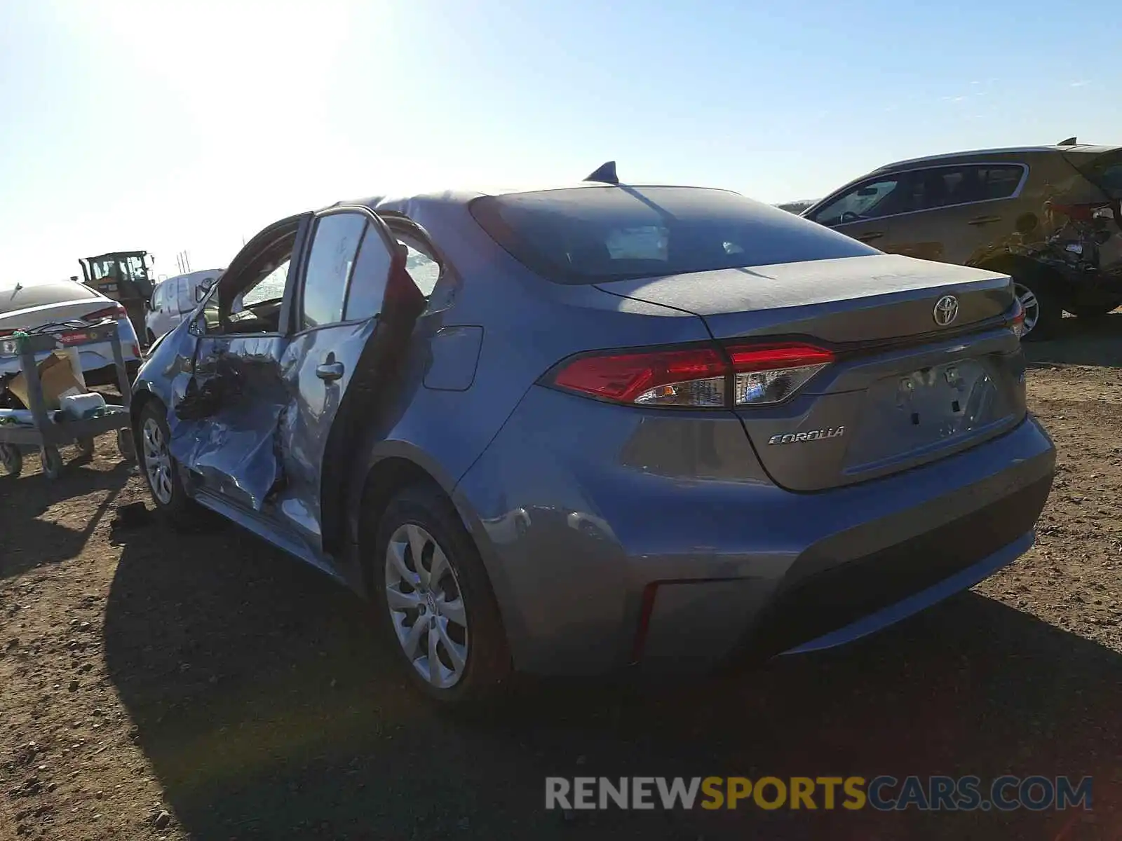 3 Photograph of a damaged car 5YFEPMAE4MP191632 TOYOTA COROLLA 2021