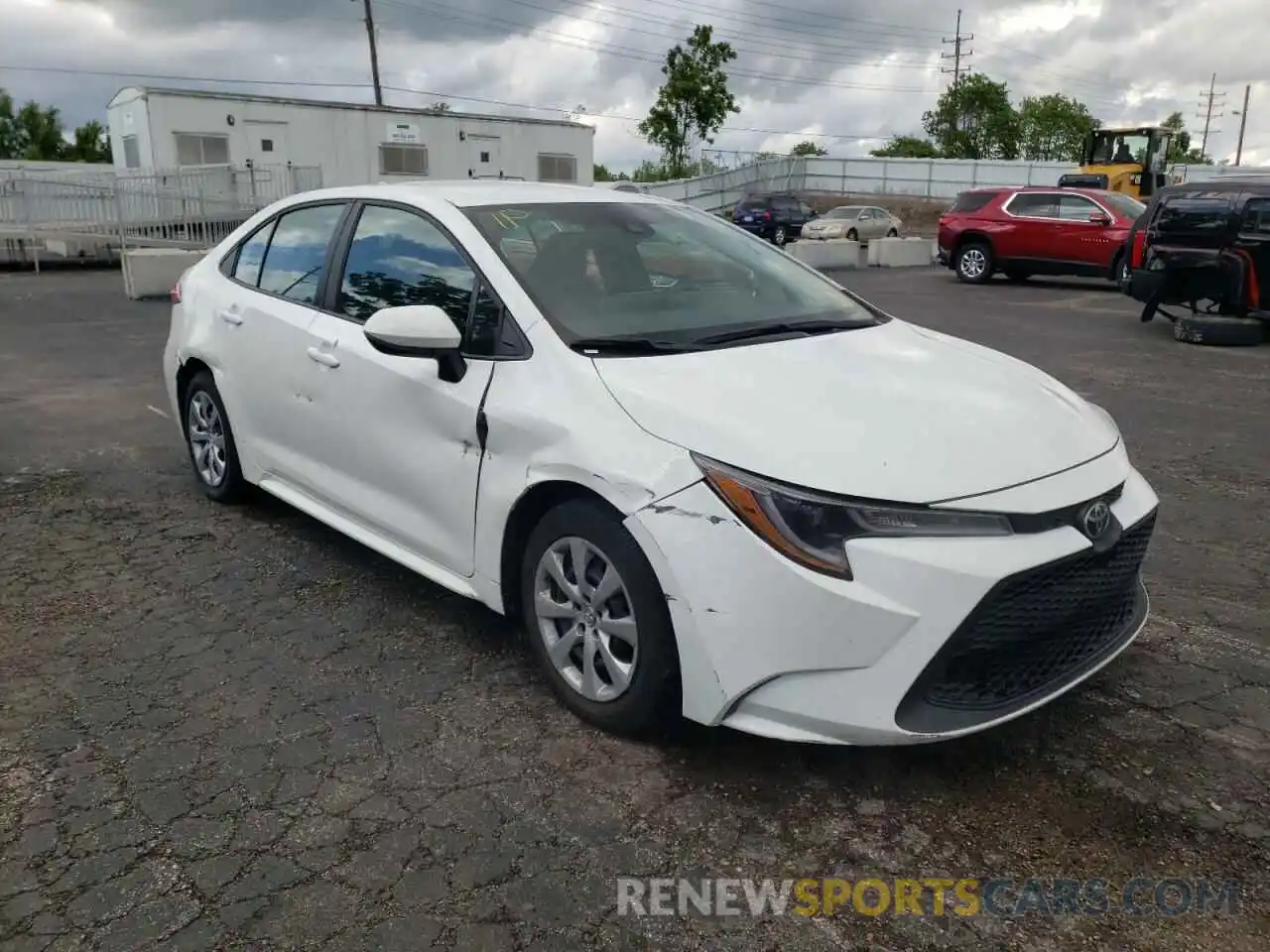 1 Photograph of a damaged car 5YFEPMAE4MP191856 TOYOTA COROLLA 2021