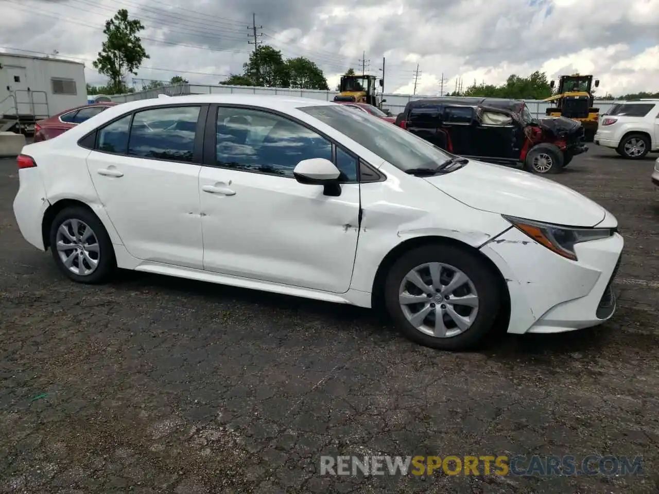 9 Photograph of a damaged car 5YFEPMAE4MP191856 TOYOTA COROLLA 2021