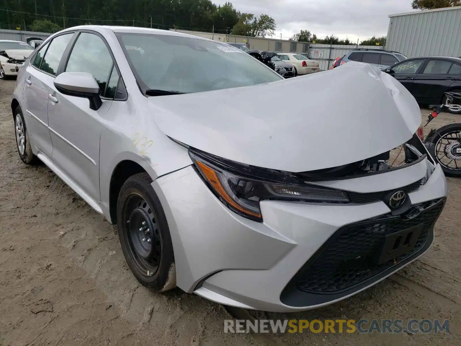 1 Photograph of a damaged car 5YFEPMAE4MP192991 TOYOTA COROLLA 2021