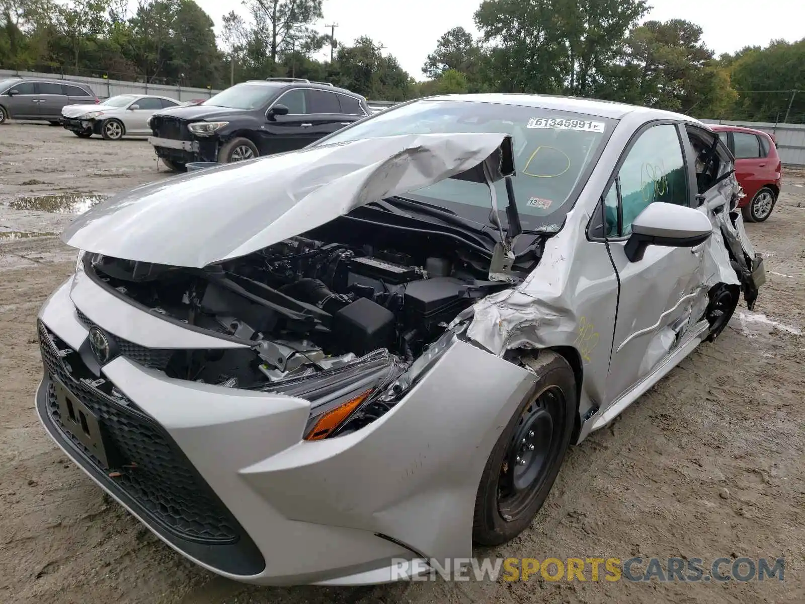 2 Photograph of a damaged car 5YFEPMAE4MP192991 TOYOTA COROLLA 2021