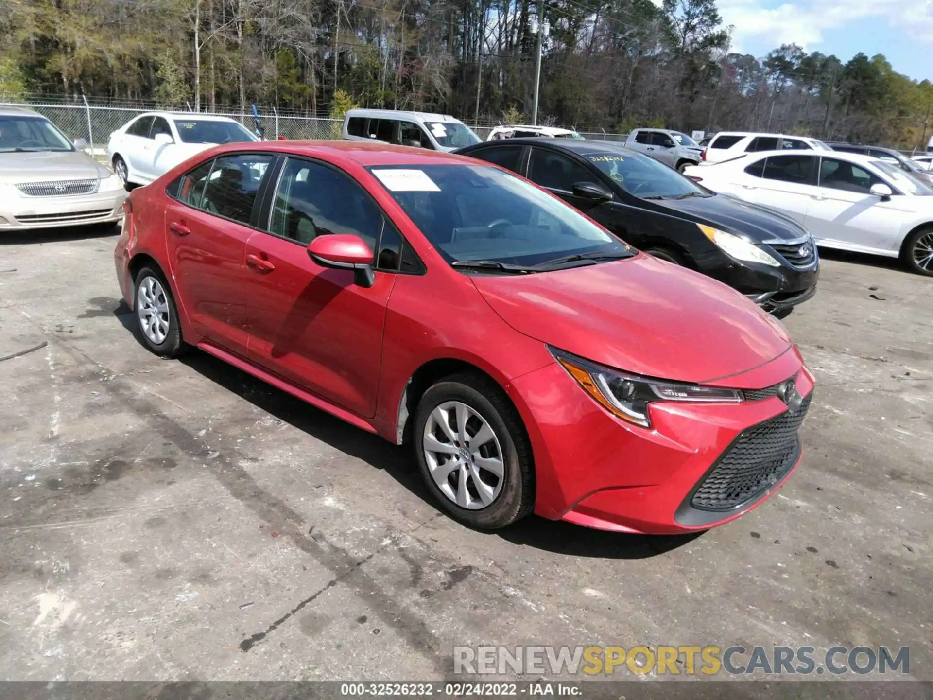 1 Photograph of a damaged car 5YFEPMAE4MP193154 TOYOTA COROLLA 2021