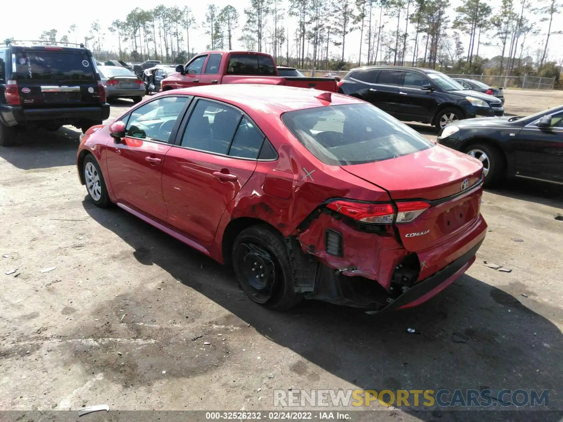 3 Photograph of a damaged car 5YFEPMAE4MP193154 TOYOTA COROLLA 2021