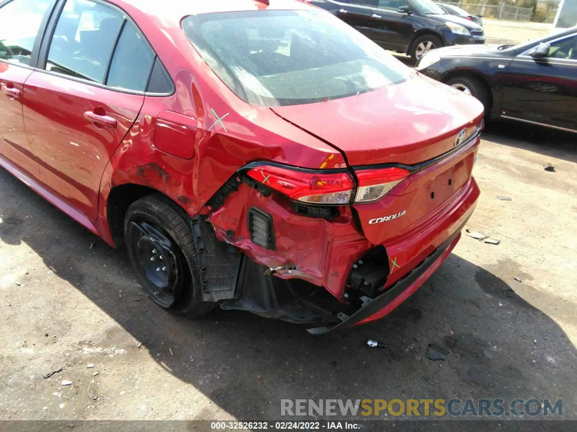 6 Photograph of a damaged car 5YFEPMAE4MP193154 TOYOTA COROLLA 2021