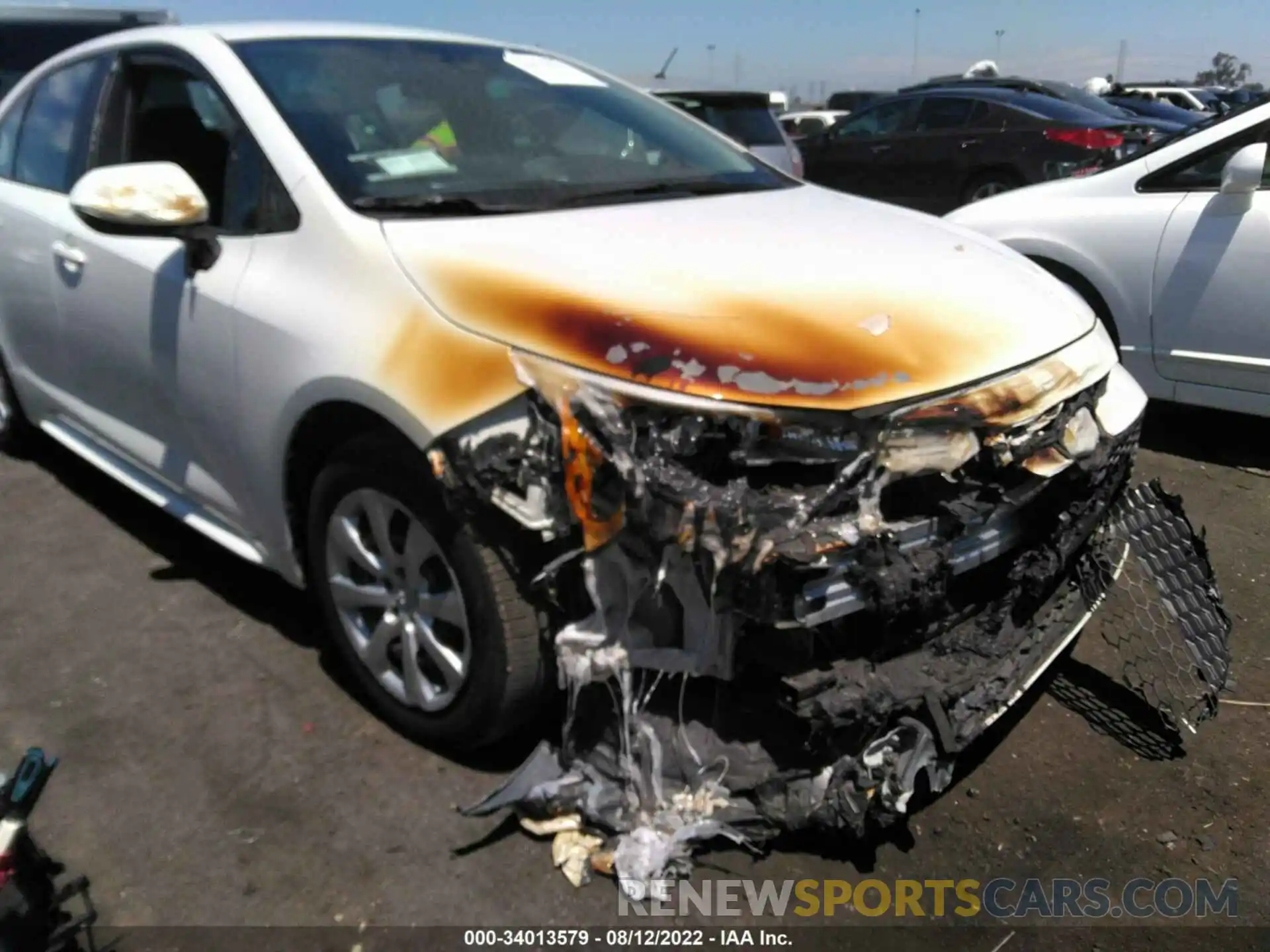 6 Photograph of a damaged car 5YFEPMAE4MP193705 TOYOTA COROLLA 2021