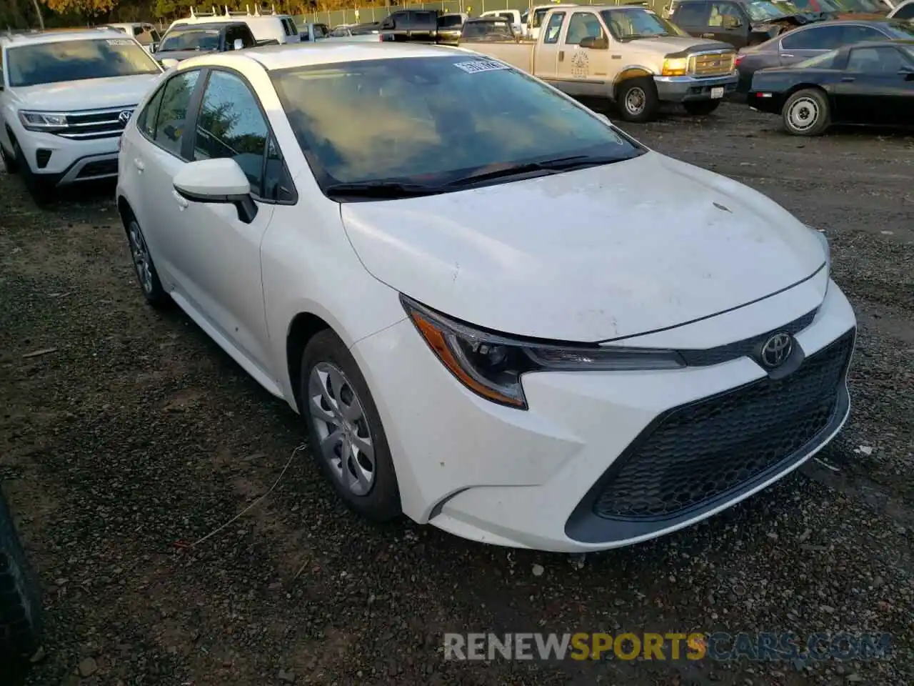 1 Photograph of a damaged car 5YFEPMAE4MP193770 TOYOTA COROLLA 2021