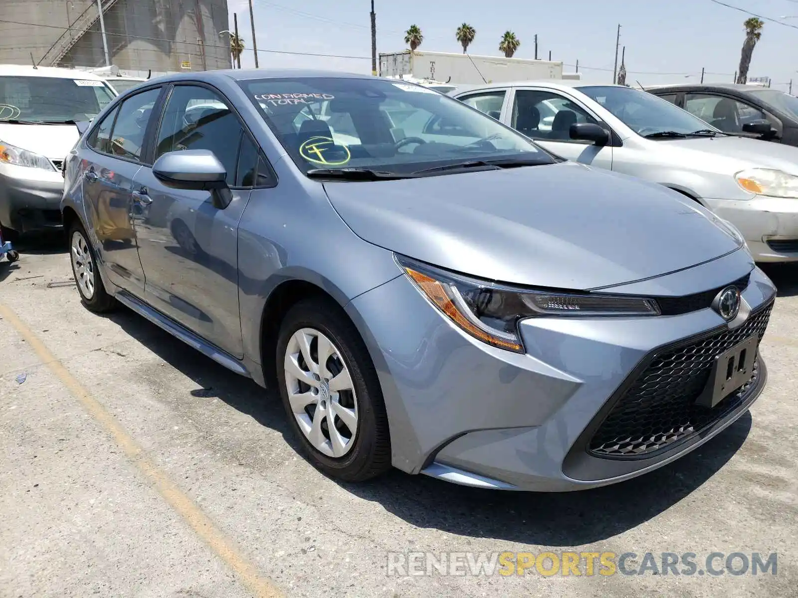 1 Photograph of a damaged car 5YFEPMAE4MP193865 TOYOTA COROLLA 2021