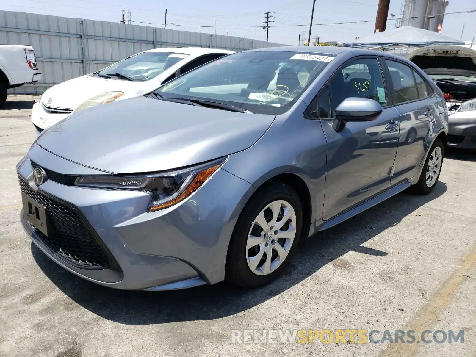 2 Photograph of a damaged car 5YFEPMAE4MP193865 TOYOTA COROLLA 2021