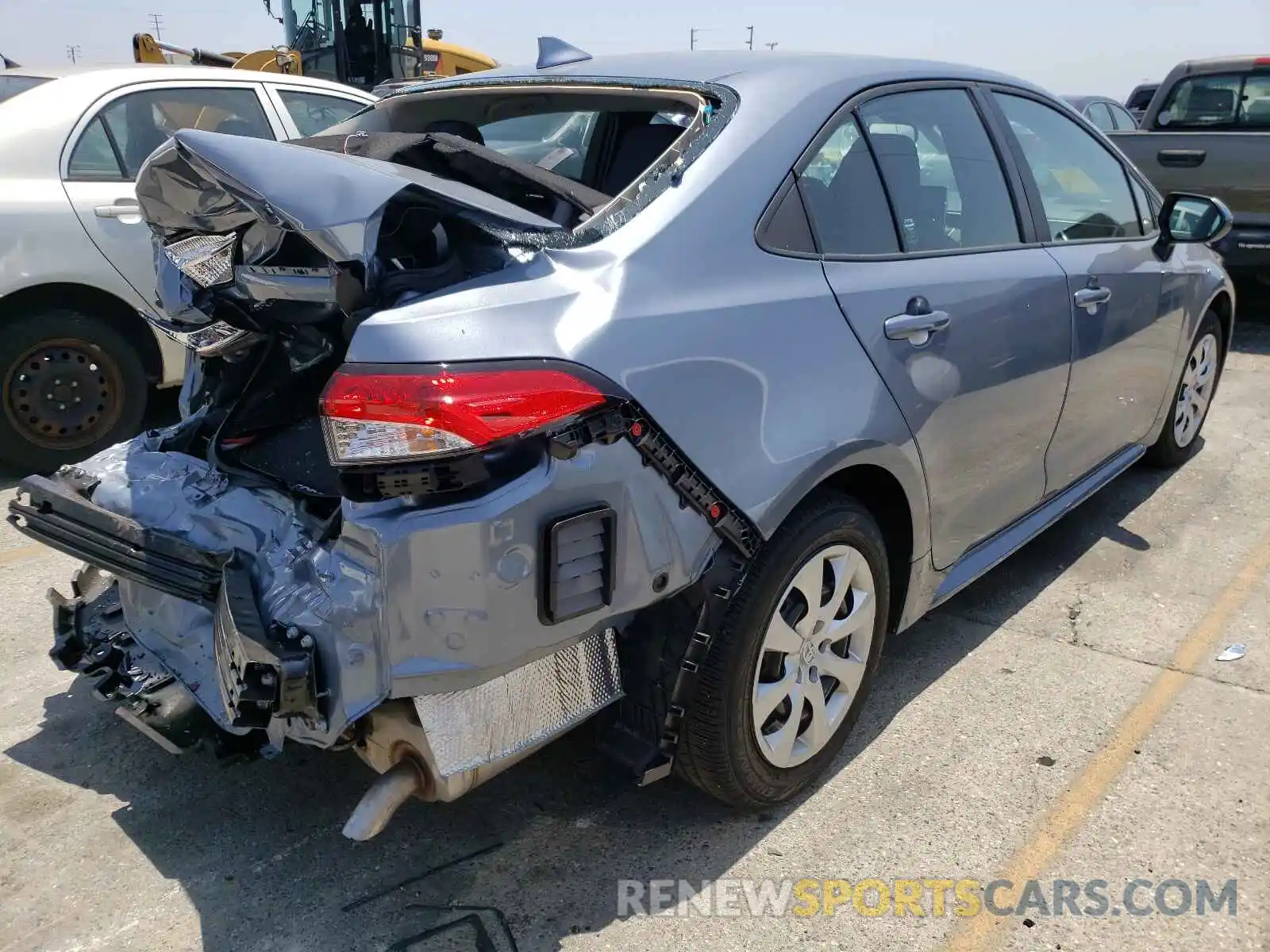 4 Photograph of a damaged car 5YFEPMAE4MP193865 TOYOTA COROLLA 2021