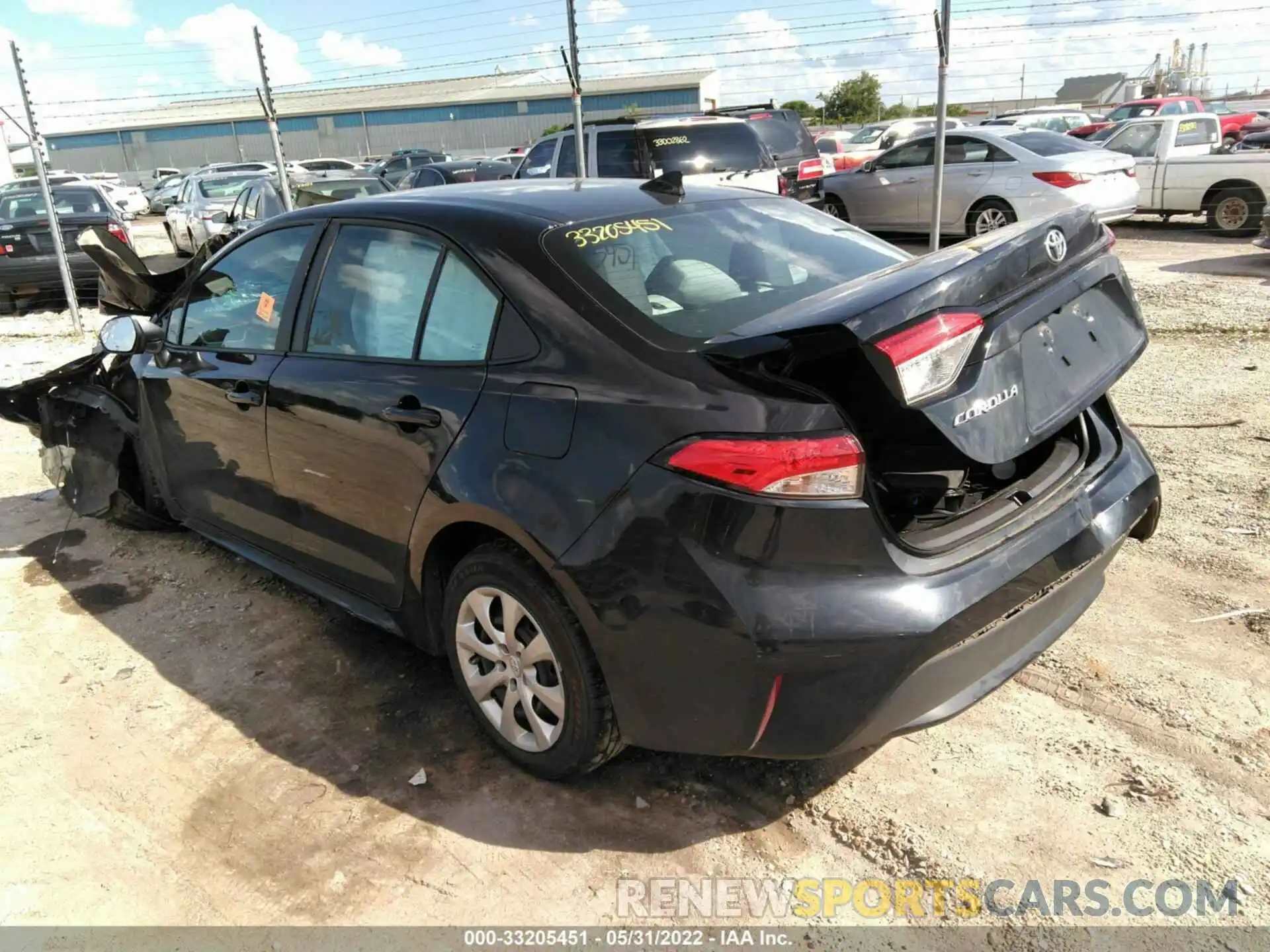 3 Photograph of a damaged car 5YFEPMAE4MP194515 TOYOTA COROLLA 2021